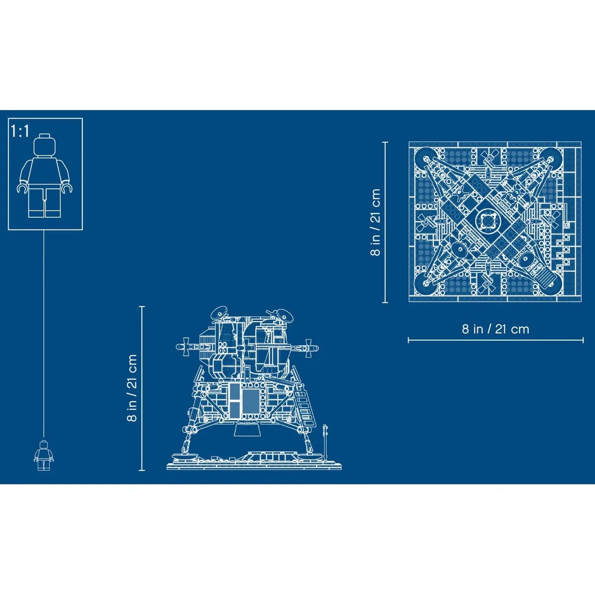 LEGO® Creator 3w1™ 10266 NASA Apollo 11 Lądownik Księżycowy, zdjęcie 2