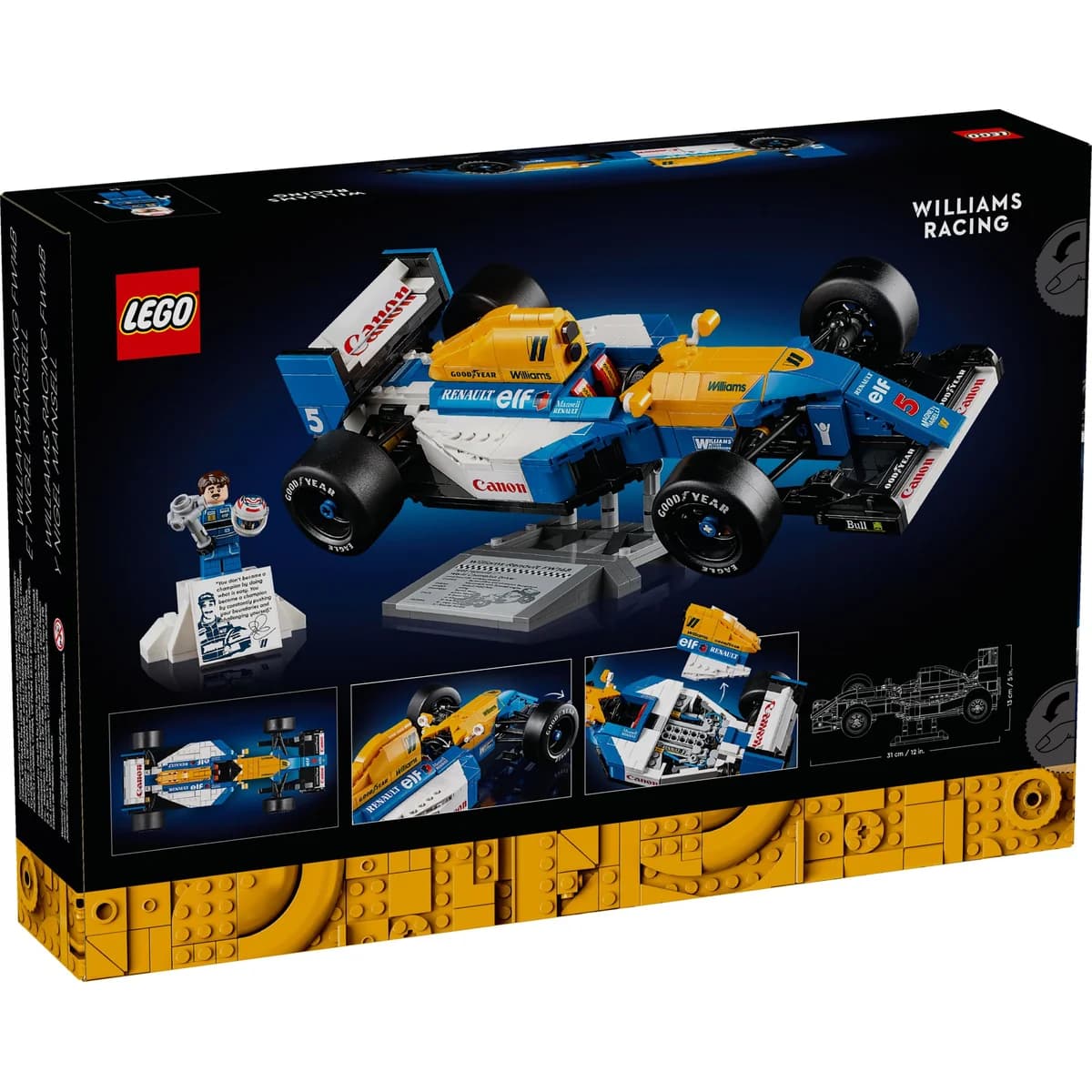 LEGO® Icons™ 10353 Williams Racing Fw14B i Nigel Mansell, zdjęcie 2