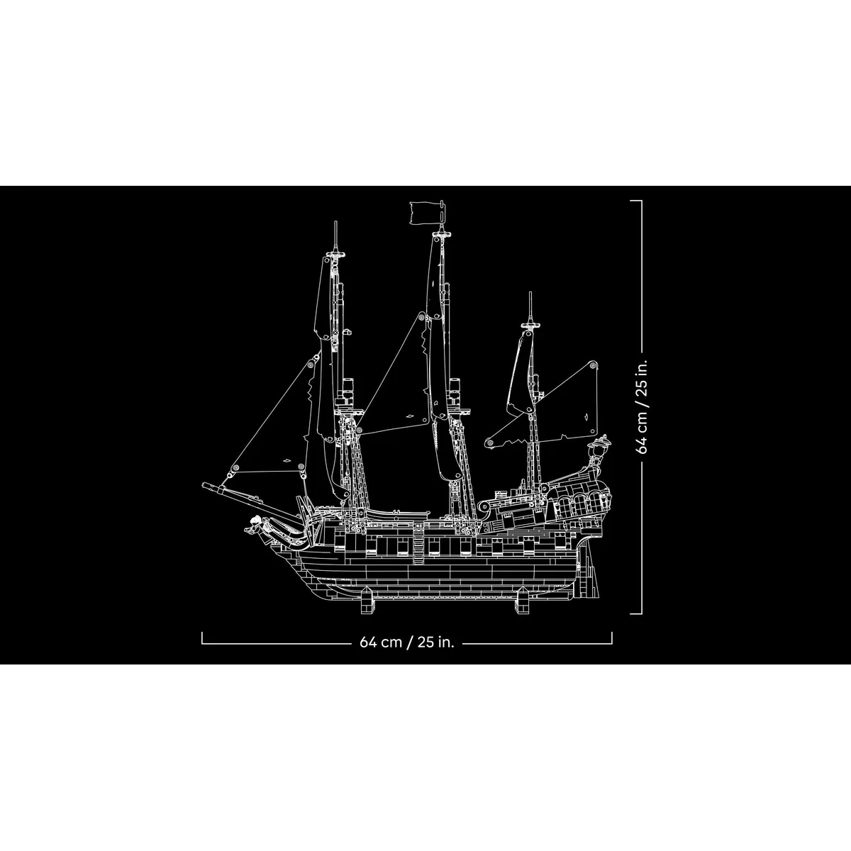 LEGO® Icons™ 10365 Piracki statek Kapitana Jacka Sparrowa, zdjęcie 2