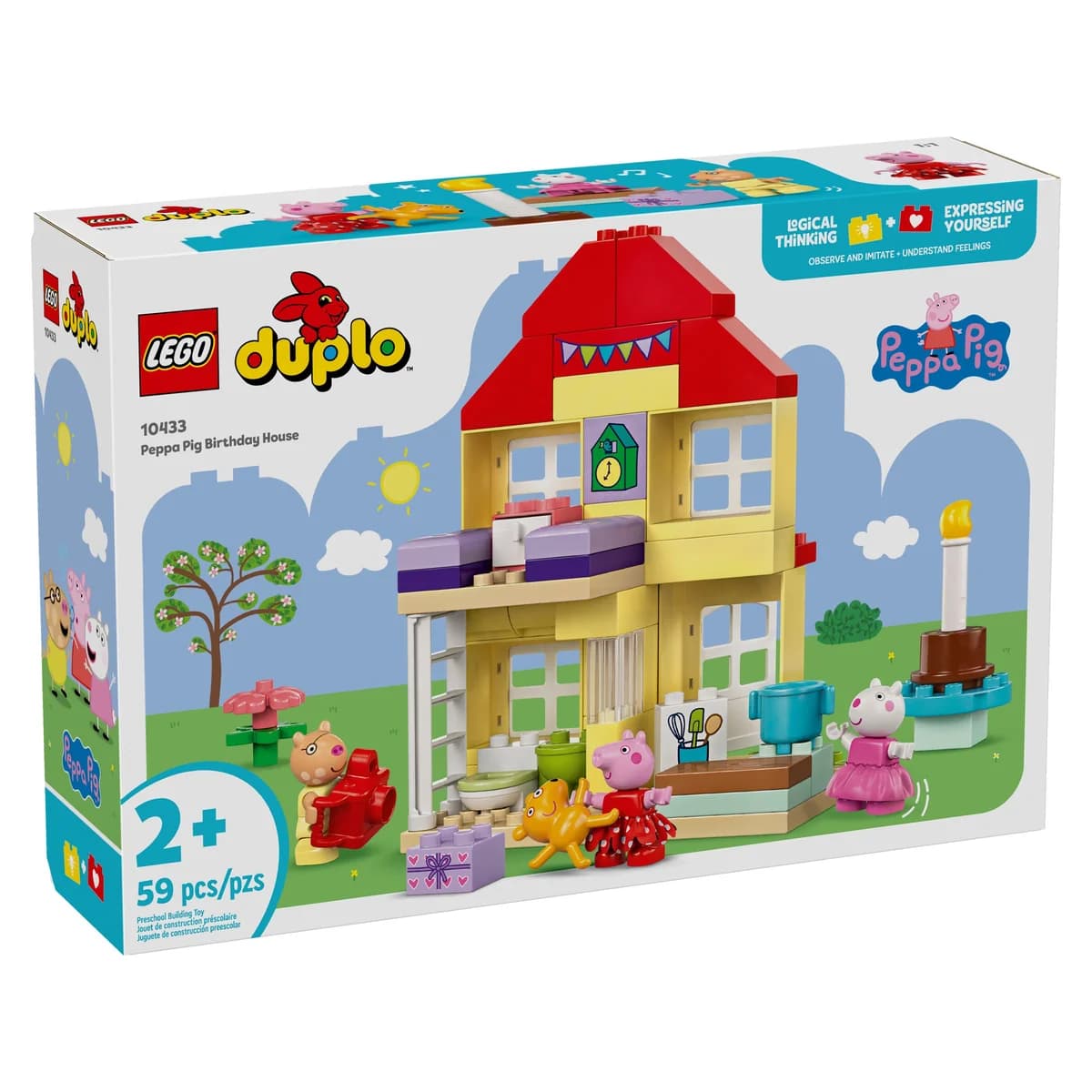 LEGO® DUPLO® Peppa Pig™ 10433 Urodzinowy Domek Peppy, zdjęcie 3
