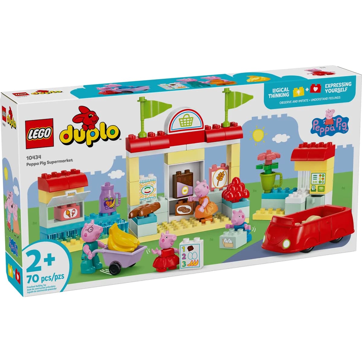 LEGO® DUPLO® Peppa Pig™ 10434 Peppa i Supermarket, zdjęcie 3
