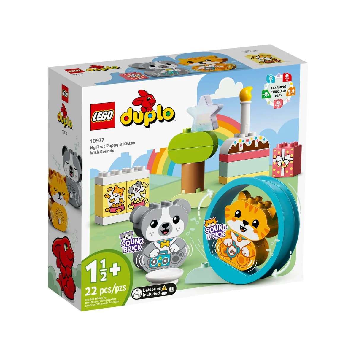 LEGO® DUPLO® 10977 Mój Pierwszy Szczeniak i Kotek z Dźwiękami, zdjęcie 5