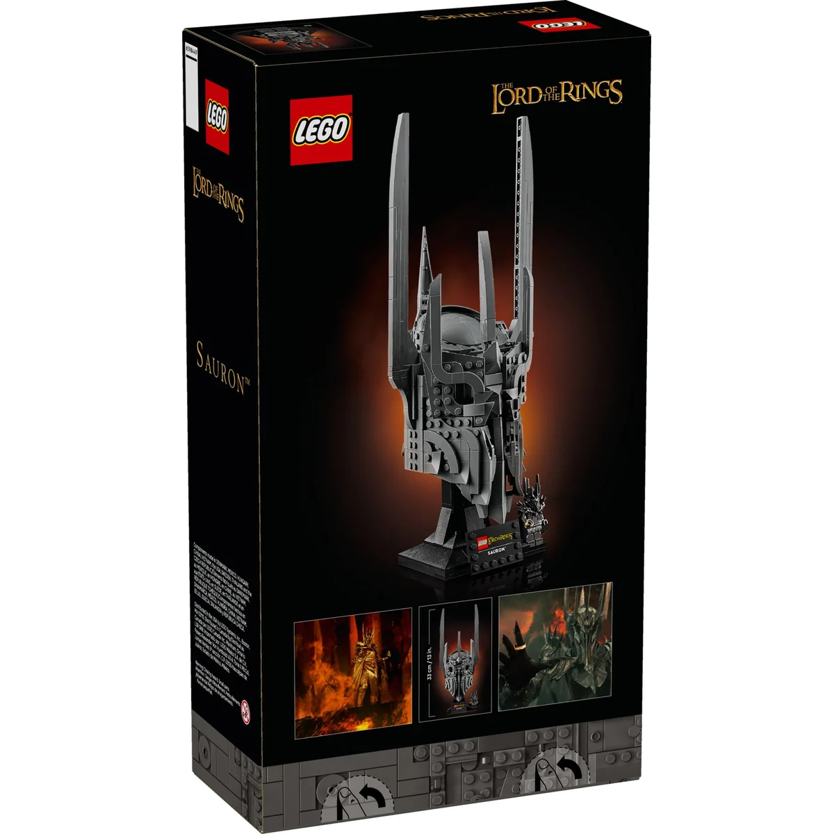LEGO® Icons™ 11373 Władca pierścieni: Hełm Saurona, zdjęcie 2