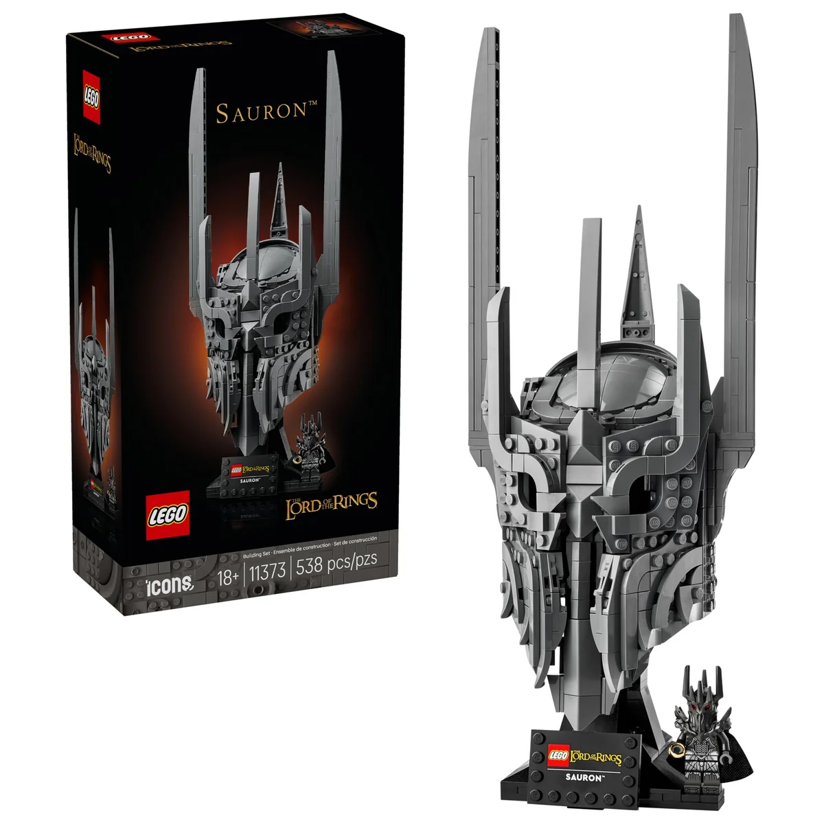 LEGO® Icons™ 11373 Władca pierścieni: Hełm Saurona, zdjęcie 5