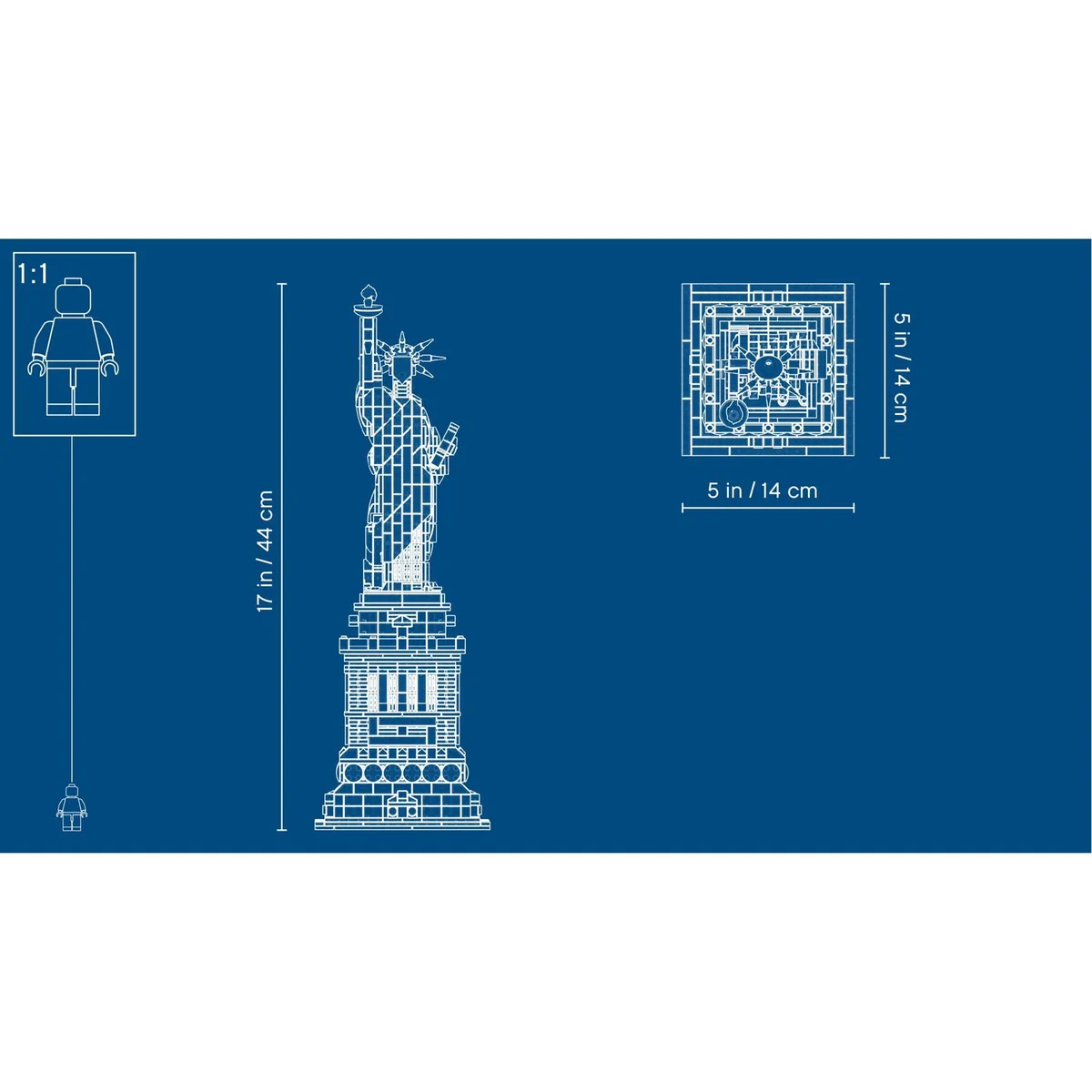 LEGO® Architecture™ 21042 Statua Wolności, zdjęcie 4