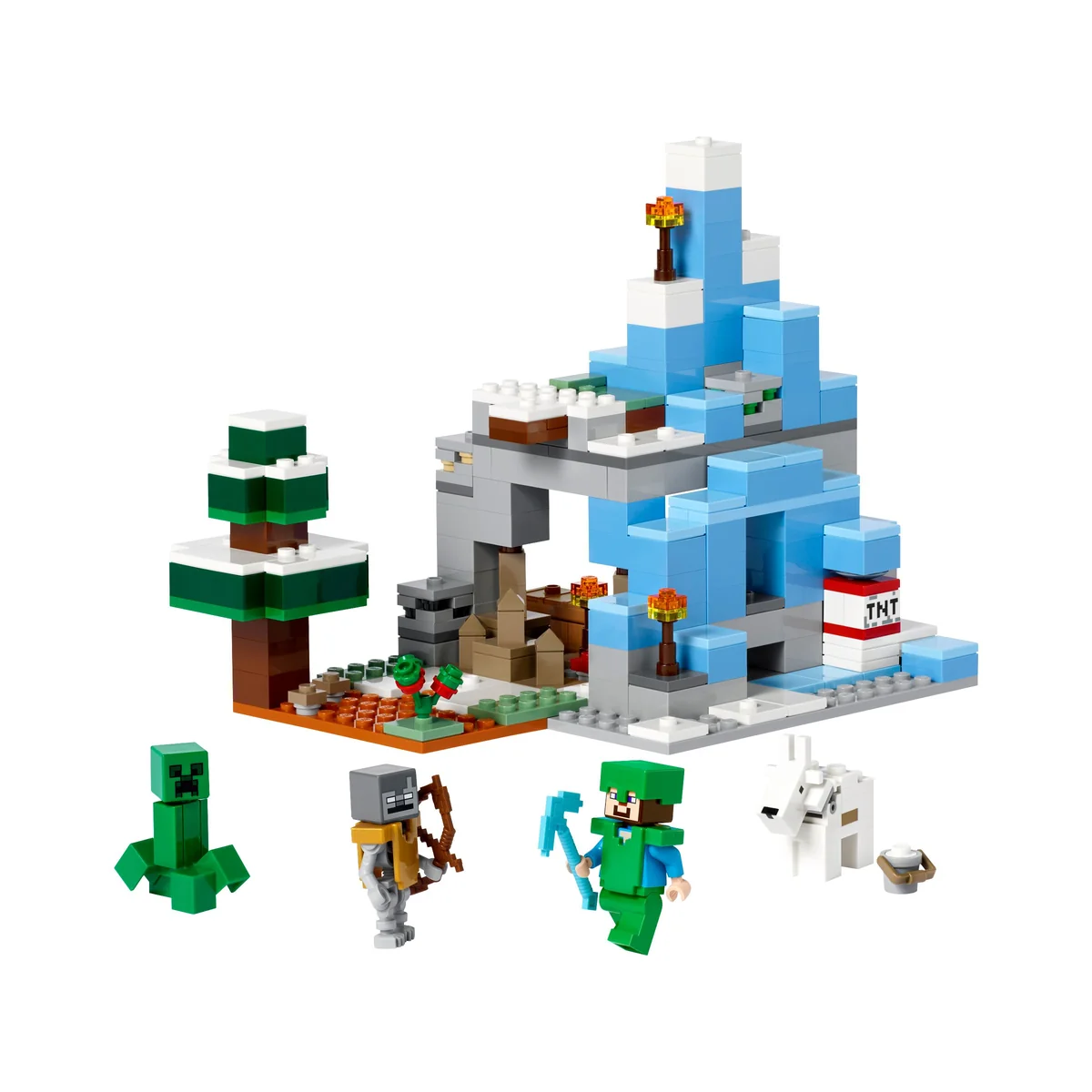 LEGO® Minecraft™ 21243 Ośnieżone Szczyty