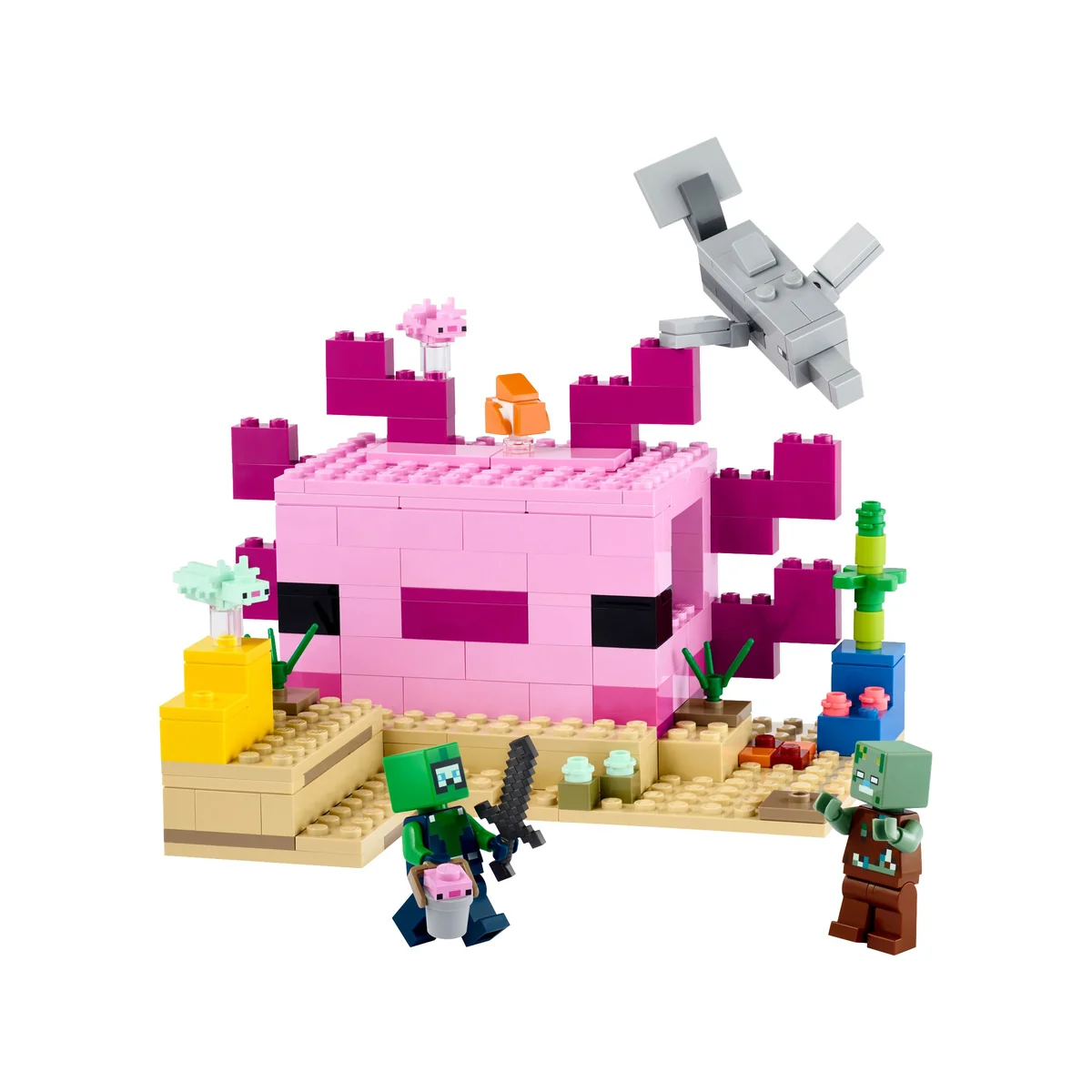 LEGO® Minecraft™ 21247 Dom aksolotla