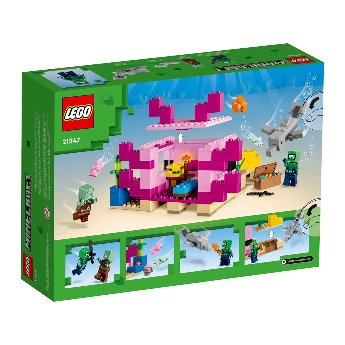 LEGO® Minecraft™ 21247 Dom aksolotla, zdjęcie 2