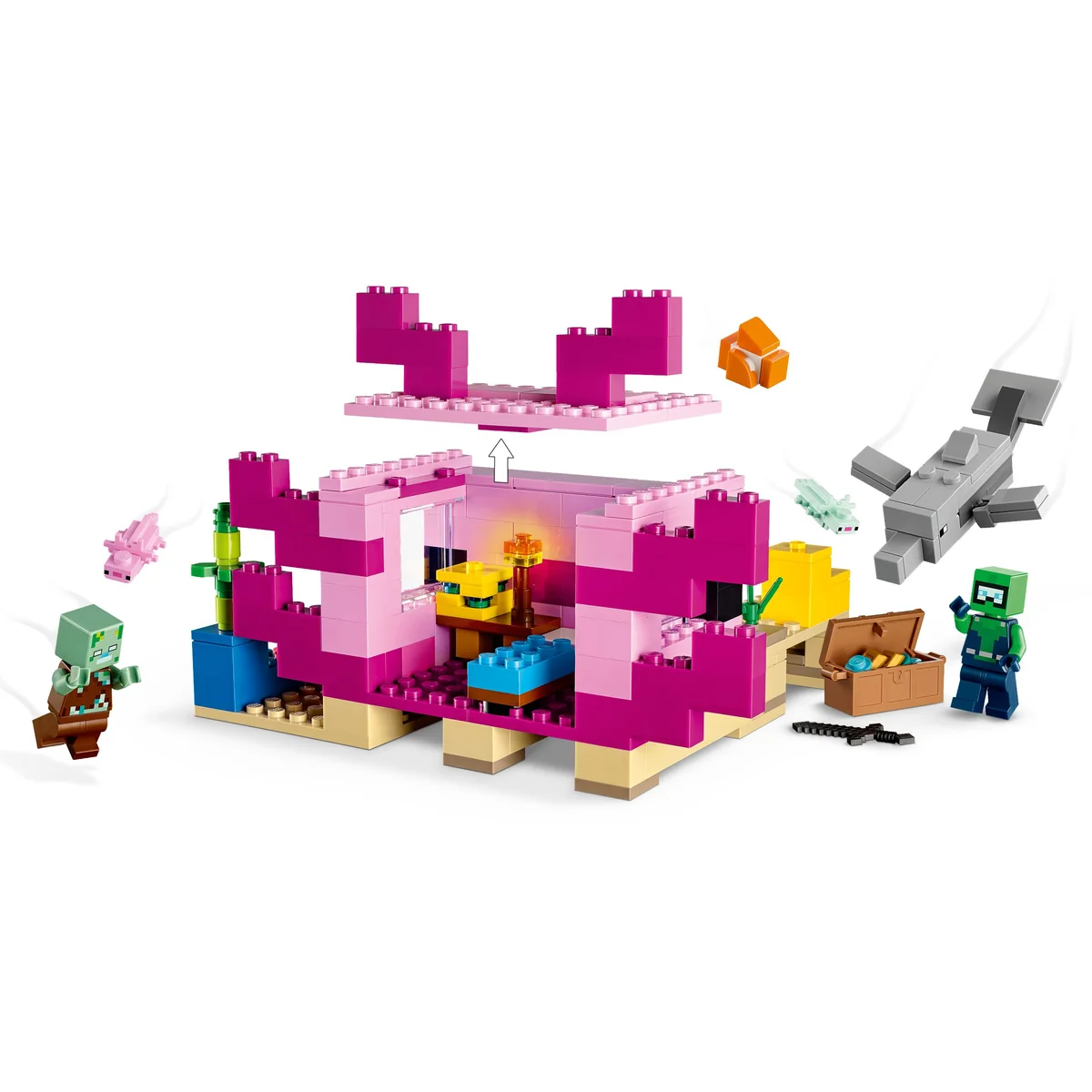 LEGO® Minecraft™ 21247 Dom aksolotla, zdjęcie 3