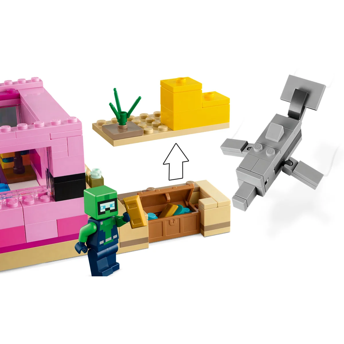LEGO® Minecraft™ 21247 Dom aksolotla, zdjęcie 5