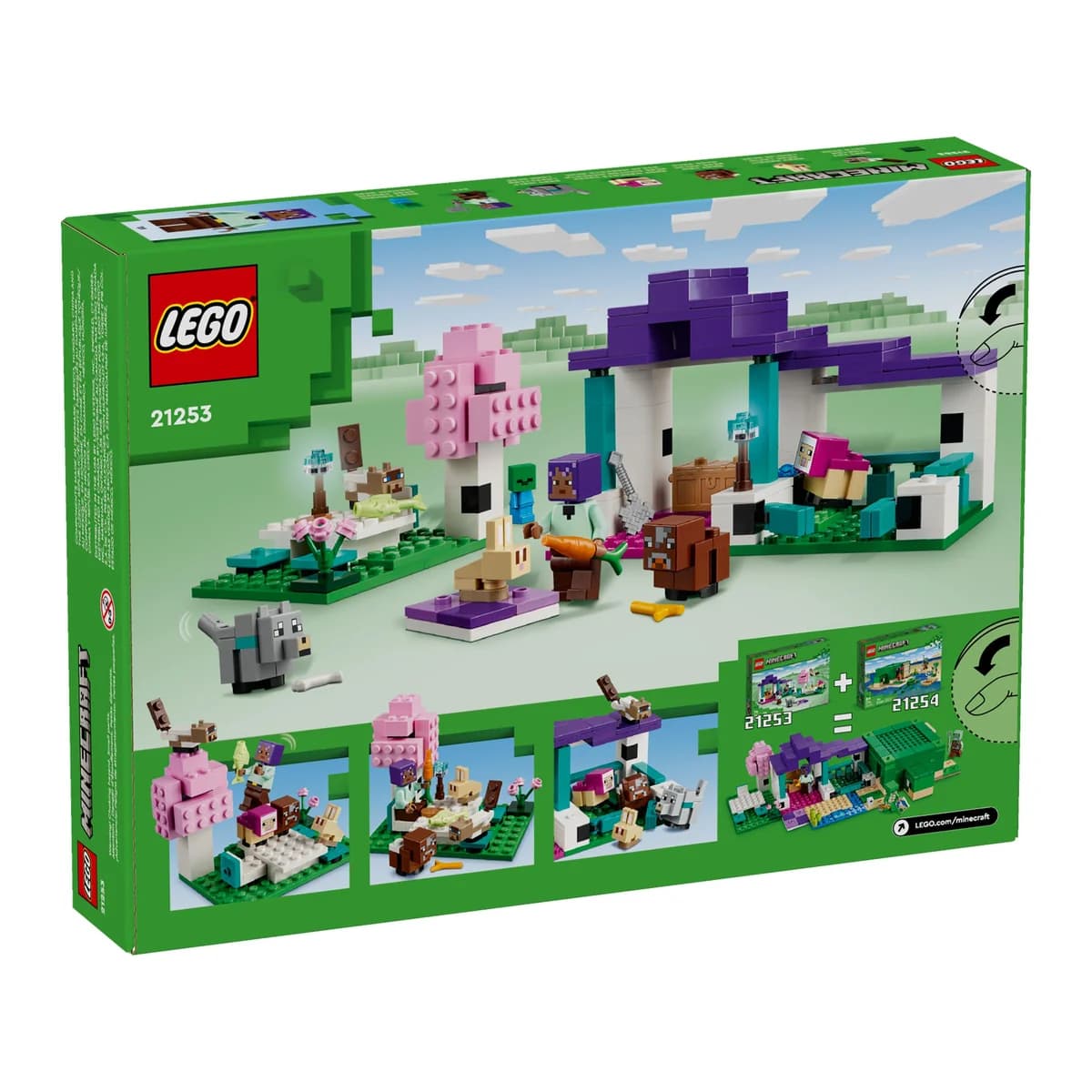 LEGO® Minecraft™ 21253 Rezerwat Zwierząt, zdjęcie 2