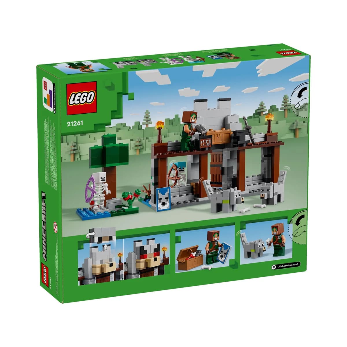 LEGO® Minecraft™ 21261 Wilcza Twierdza, zdjęcie 2