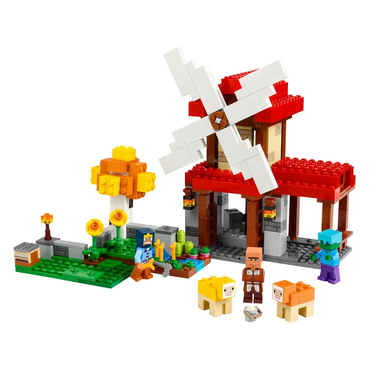 LEGO® Minecraft™ 21262 Farma z wiatrakiem