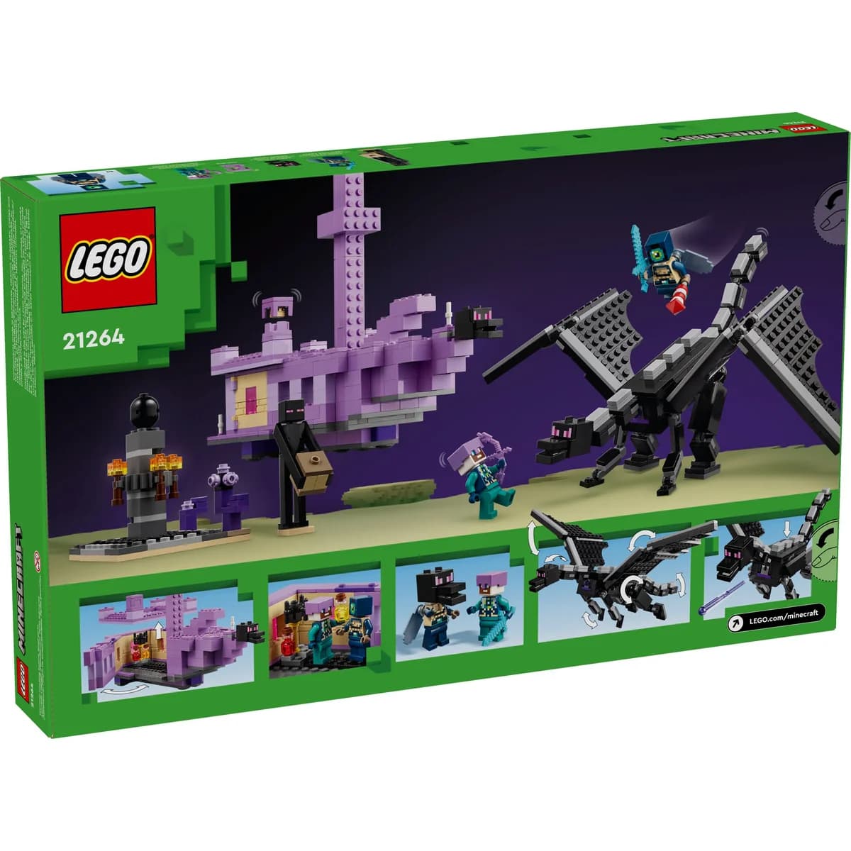 LEGO® Minecraft™ 21264 Smok Kresu i Statek Kresu, zdjęcie 2