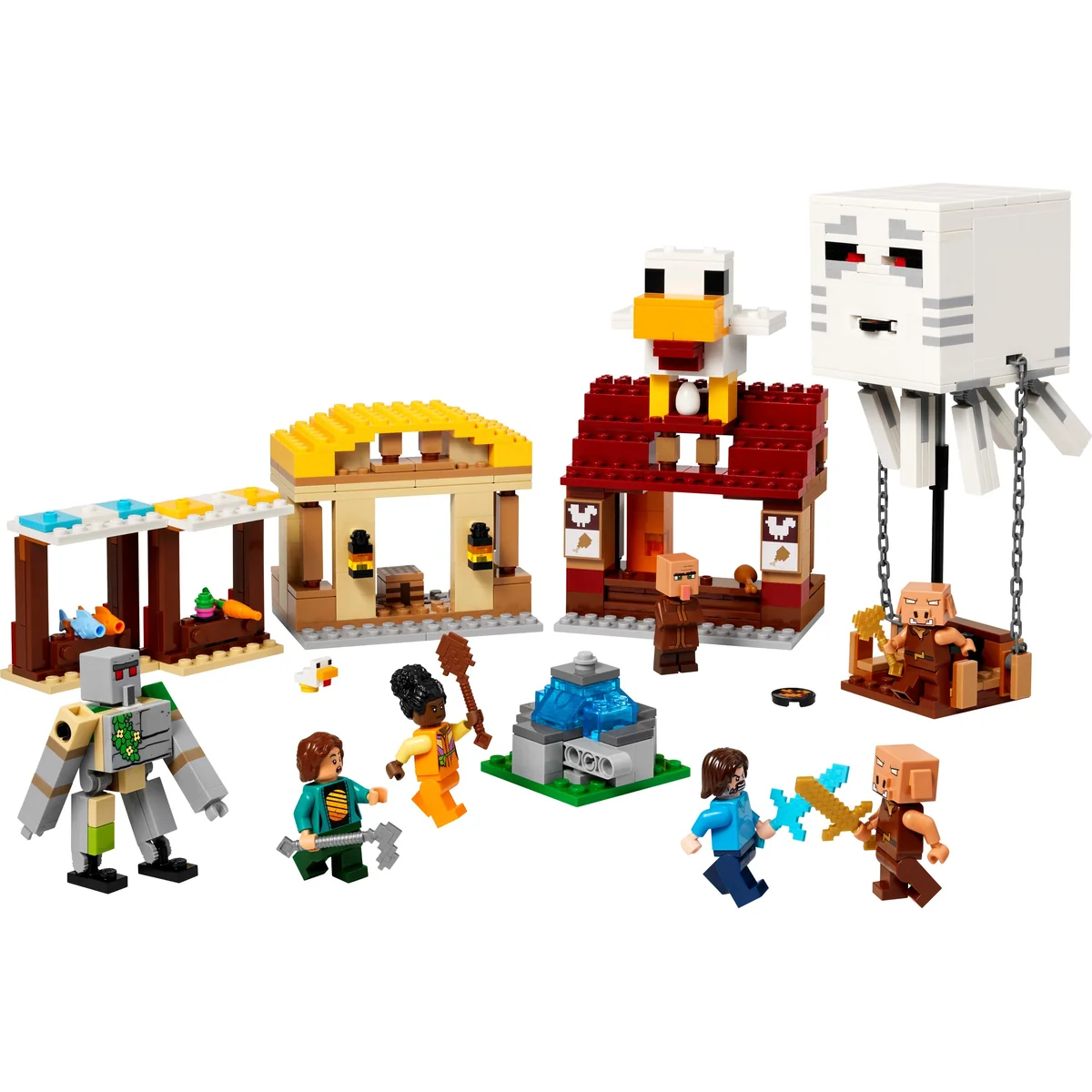 LEGO® Minecraft™ 21273 Atak Balonowego Ghasta na Wioskę