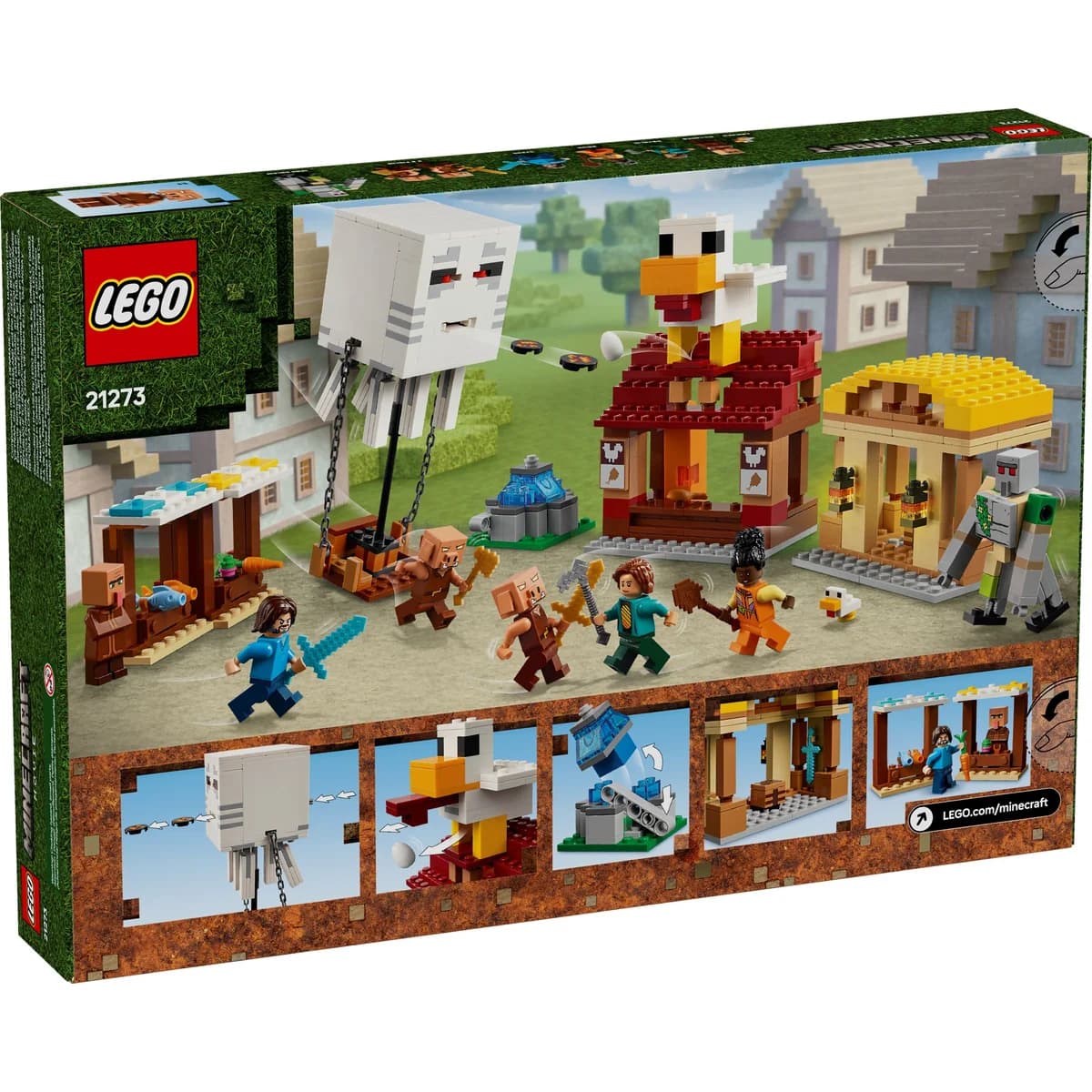 LEGO® Minecraft™ 21273 Atak Balonowego Ghasta na Wioskę, zdjęcie 2