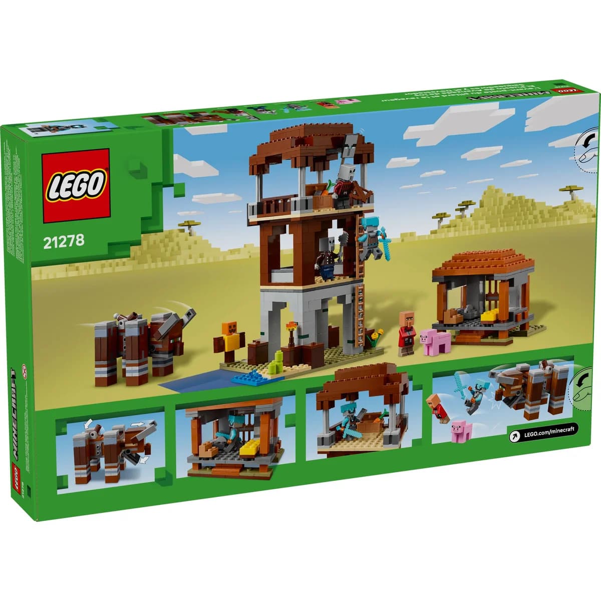 LEGO® Minecraft™ 21278 Kryjówka Rozbójników i Dewastatorów, zdjęcie 2