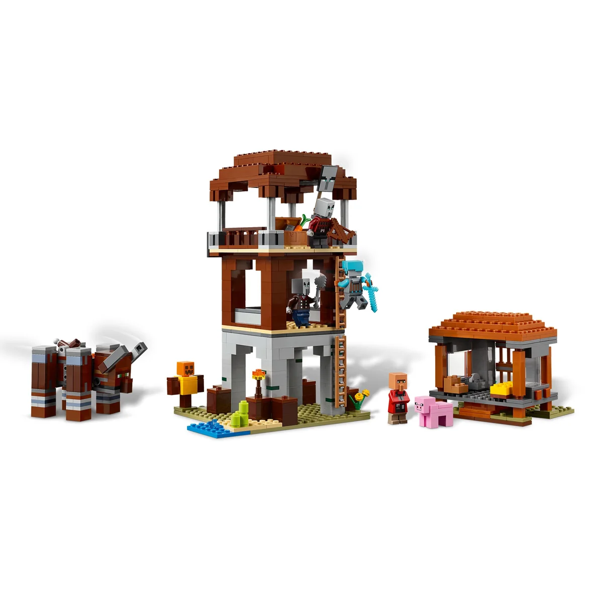 LEGO® Minecraft™ 21278 Kryjówka Rozbójników i Dewastatorów, zdjęcie 4