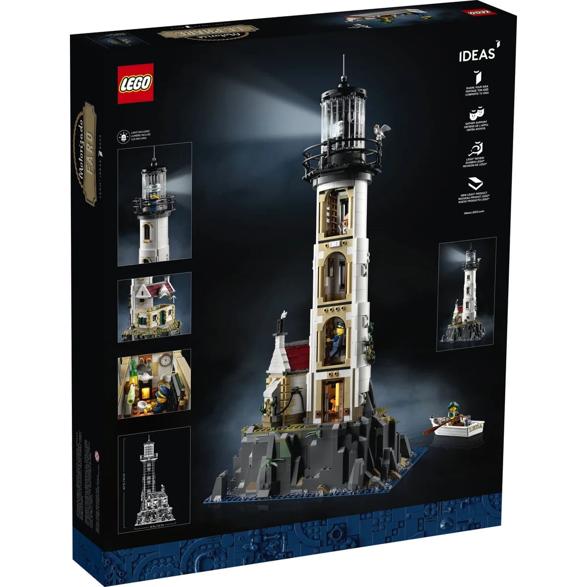 LEGO® Ideas™ 21335 Zmotoryzowana Latarnia Morska, zdjęcie 3
