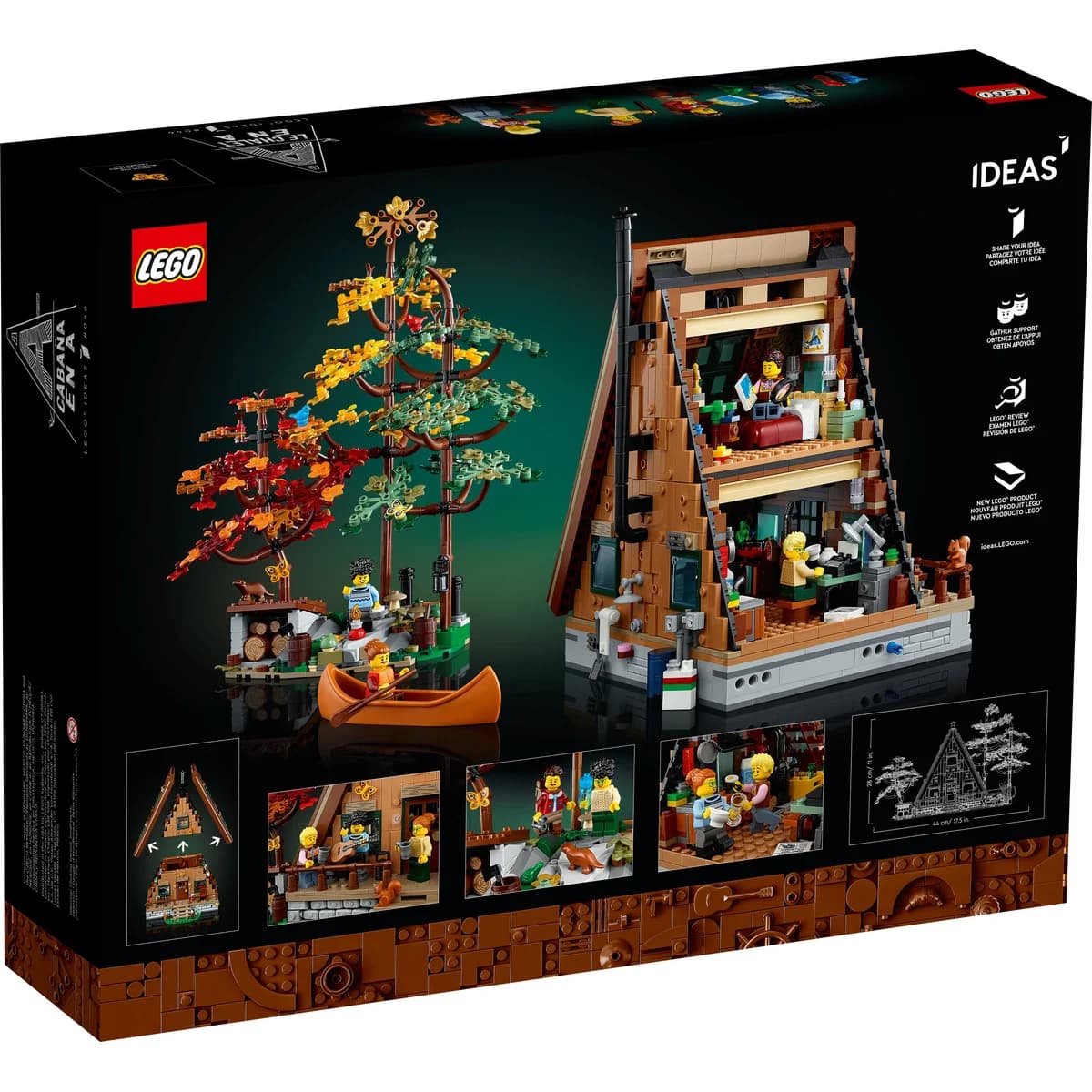 LEGO® Ideas™ 21338 Kabina w kształcie litery A, zdjęcie 3
