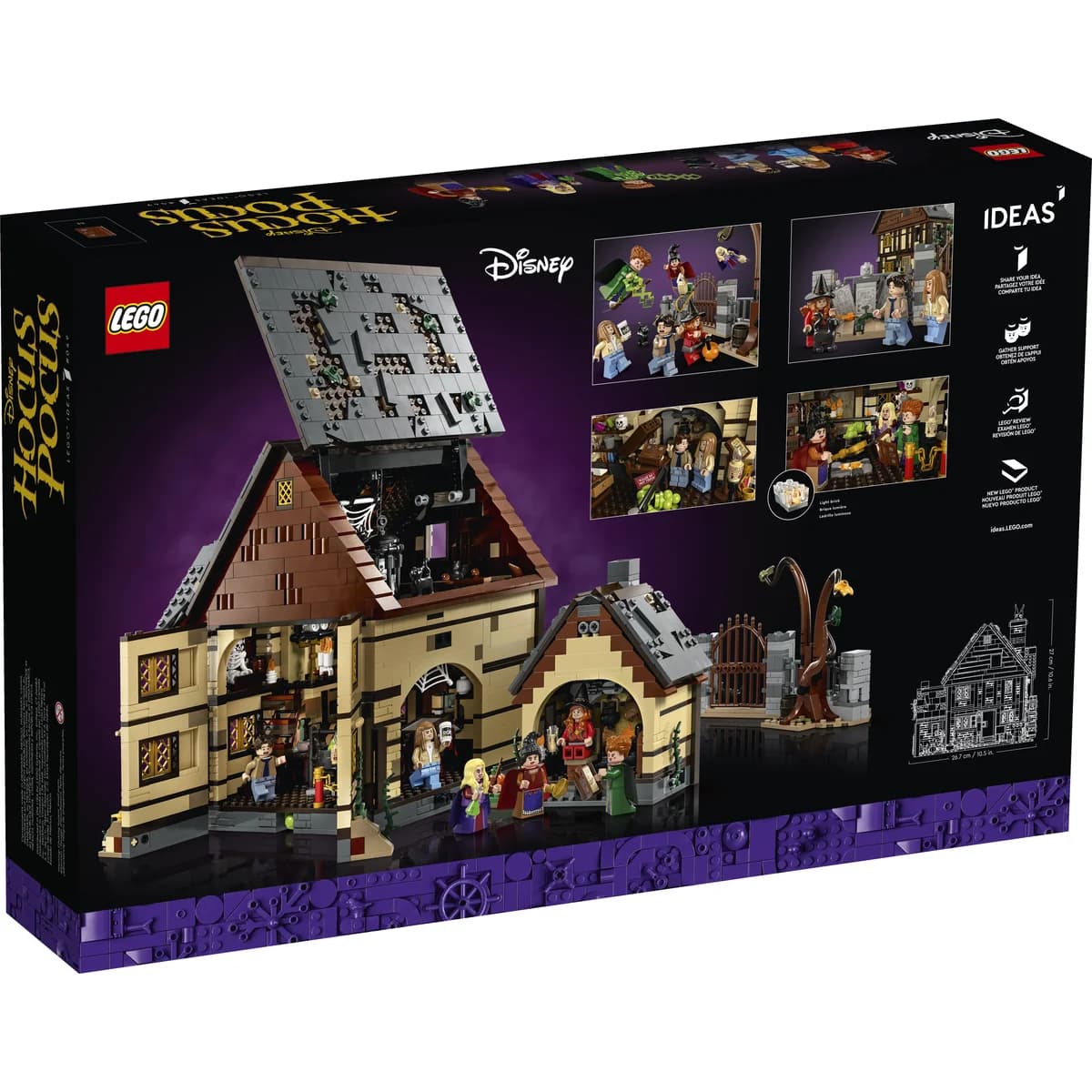LEGO® Disney™ 21341 Hocus Pocus: Chatka Sióstr Sanderson, zdjęcie 3