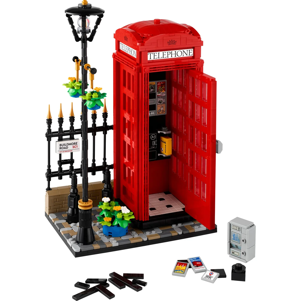 LEGO® Ideas™ 21347 Czerwona londyńska budka telefoniczna