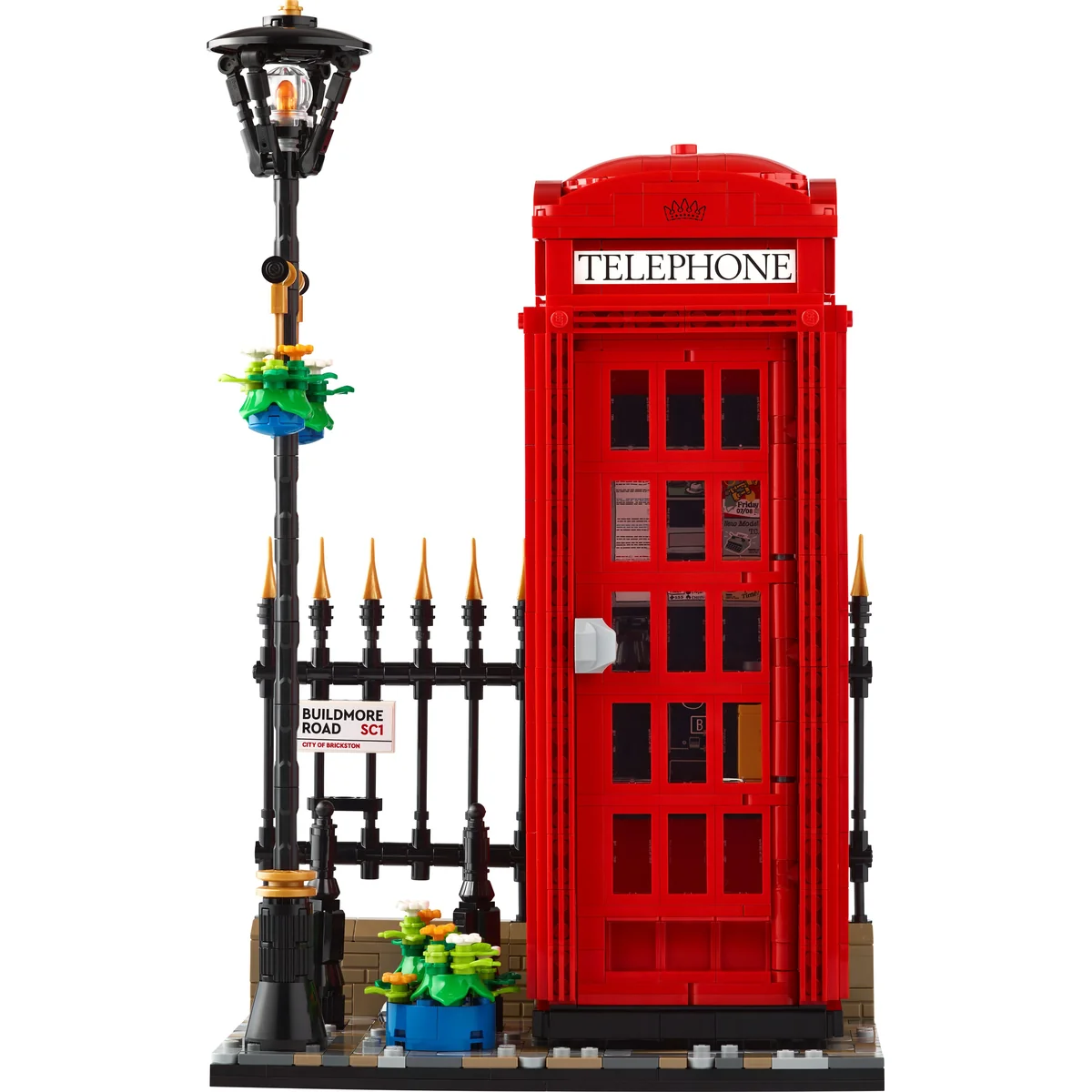 LEGO® Ideas™ 21347 Czerwona londyńska budka telefoniczna, zdjęcie 3