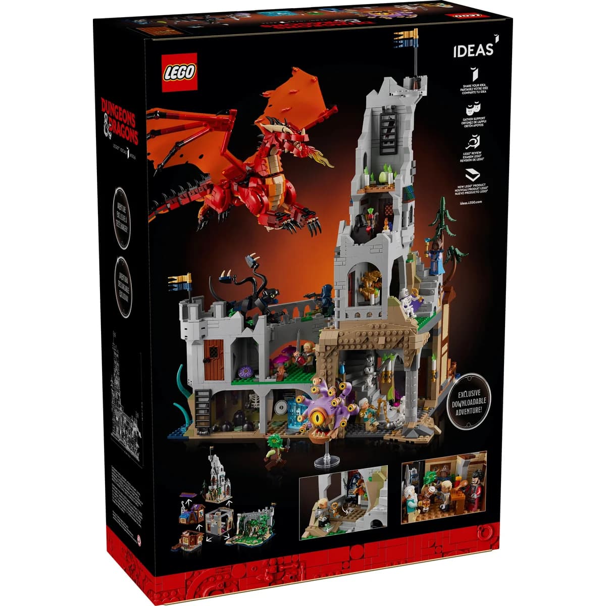 LEGO® Ideas™ 21348 Dungeons & Dragons: Opowieść Czerwonego Smoka, zdjęcie 3