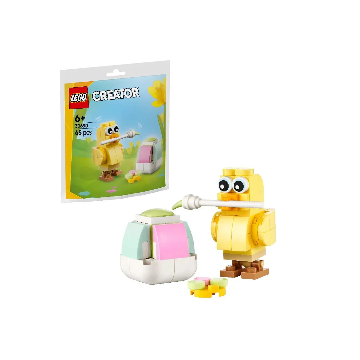 LEGO® Creator 3w1™ 30690 Wielkanocna zabawa w malowanie pisanki z kurczaczkiem