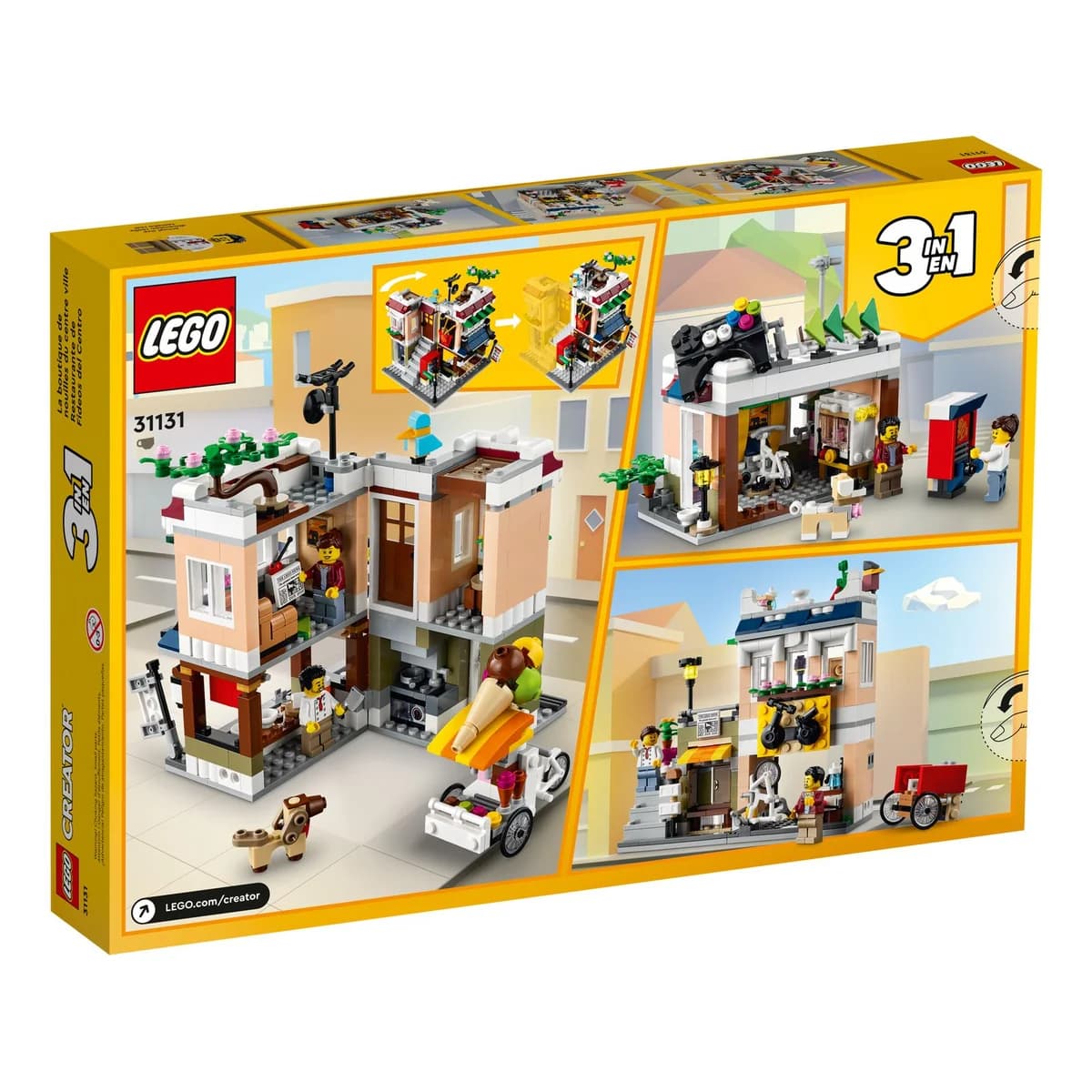LEGO® Creator 3w1™ 31131 Sklep z kluskami w śródmieściu, zdjęcie 2