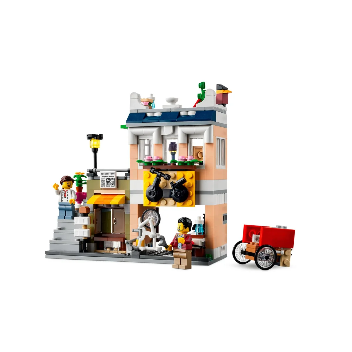 LEGO® Creator 3w1™ 31131 Sklep z kluskami w śródmieściu, zdjęcie 4