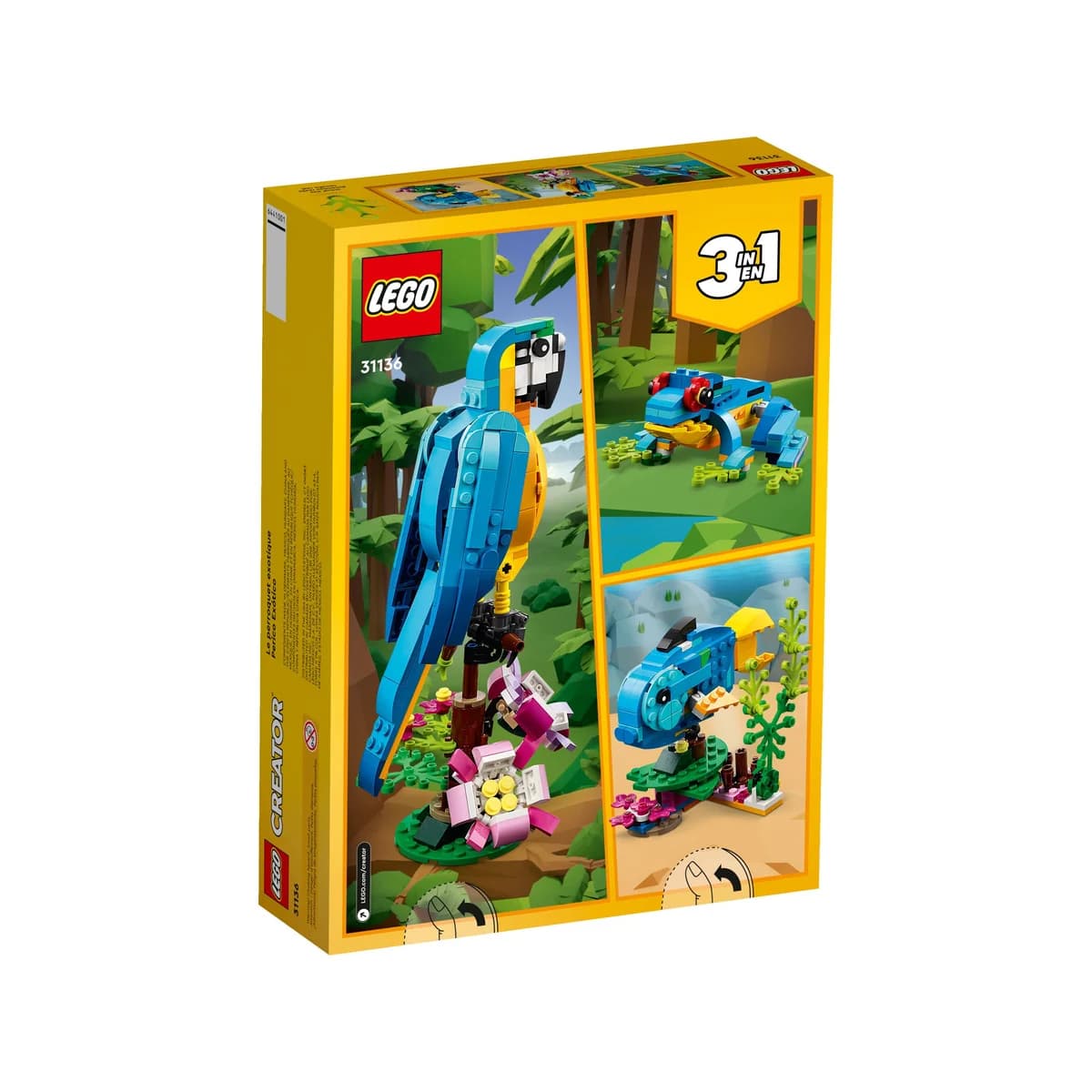 LEGO® Creator 3w1™ 31136 Egzotyczna Papuga, zdjęcie 2