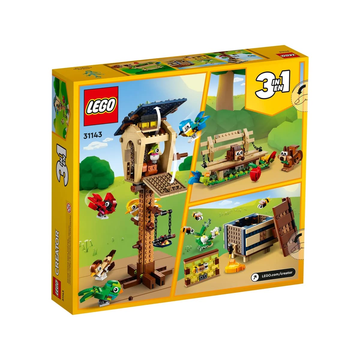 LEGO® Creator 3w1™ 31143 Budka dla ptaków, zdjęcie 2