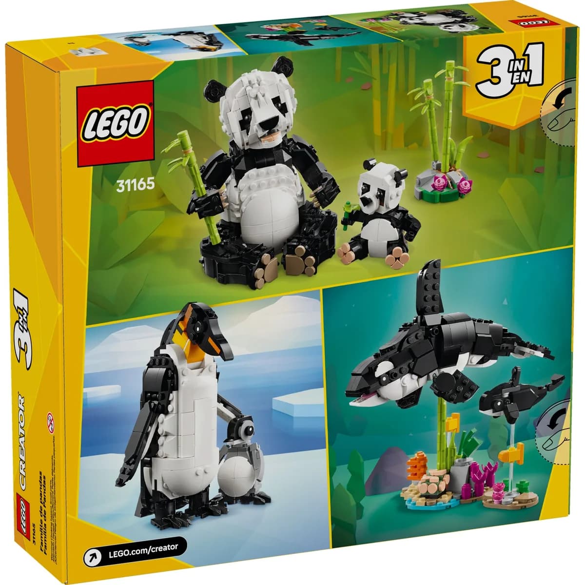 LEGO® Creator 3w1™ 31165 Dzikie Zwierzęta: Rodzina Pand, zdjęcie 3