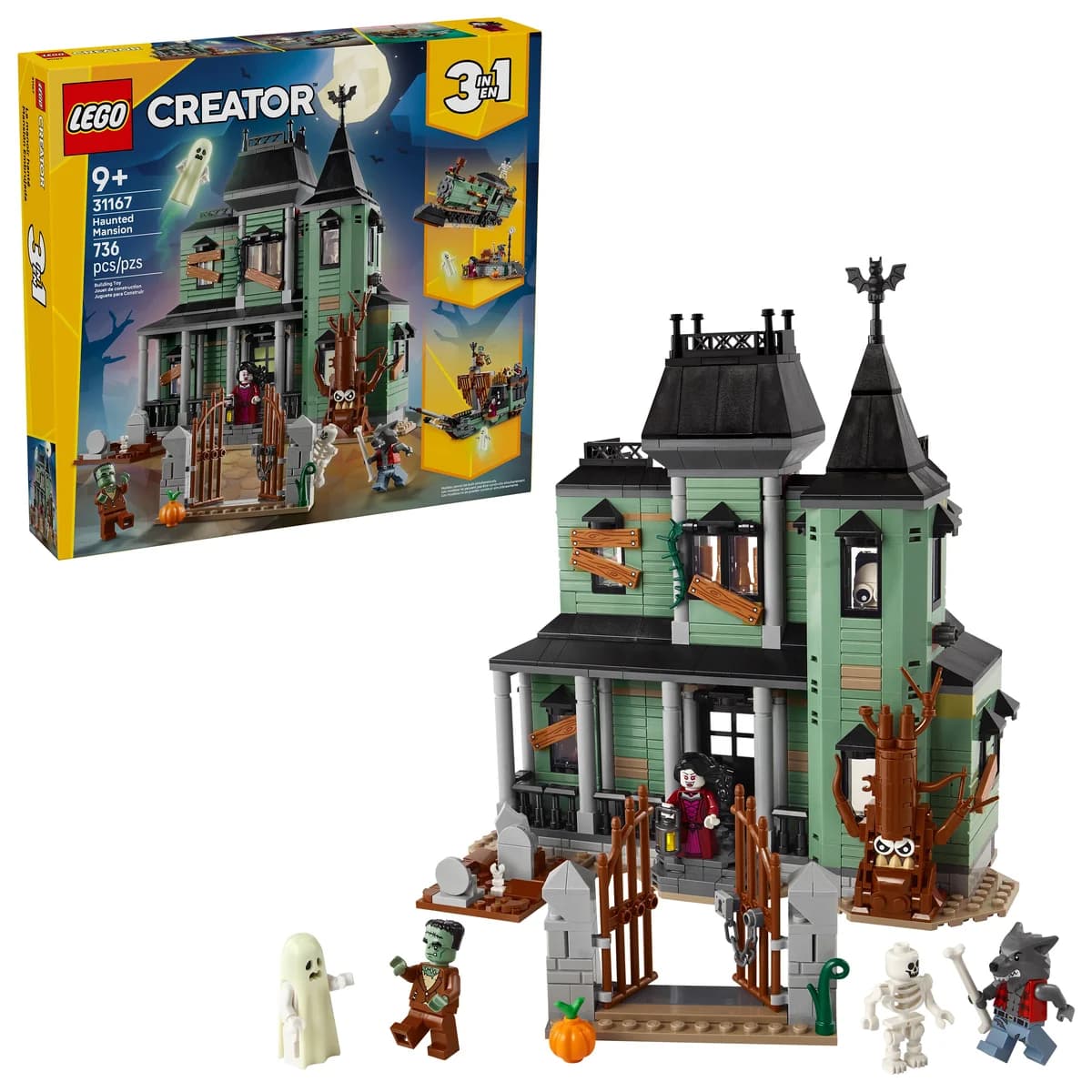 LEGO® Creator 3w1™ 31167 Nawiedzona Rezydencja, zdjęcie 3