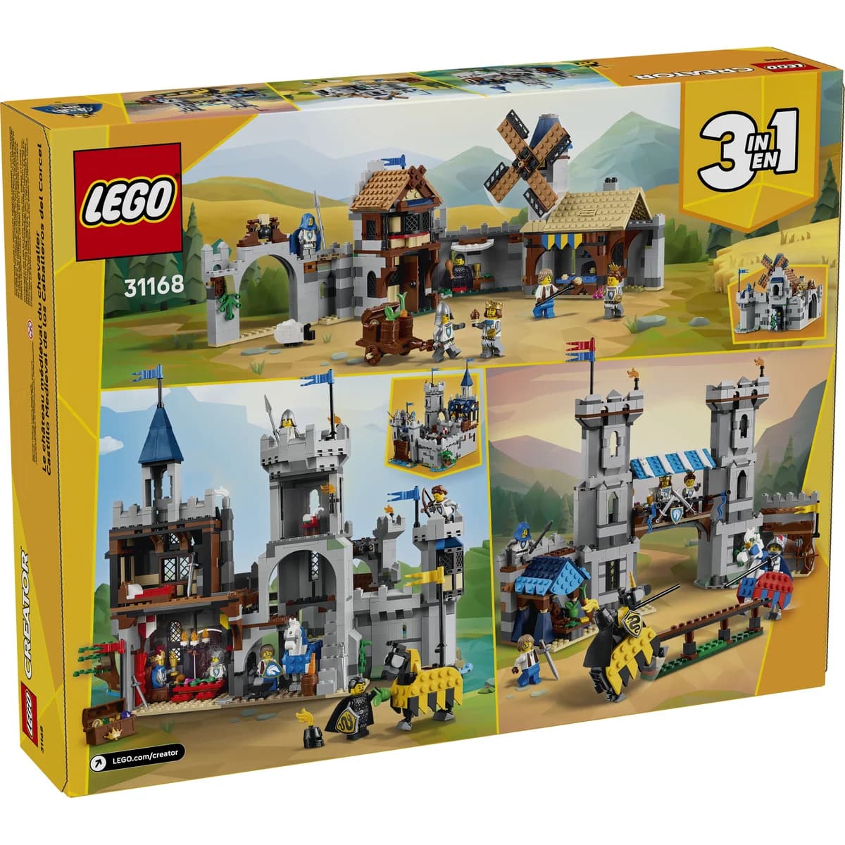 LEGO® Creator 3w1™ 31168 Średniowieczny Zamek Rycerzy Konnych, zdjęcie 2