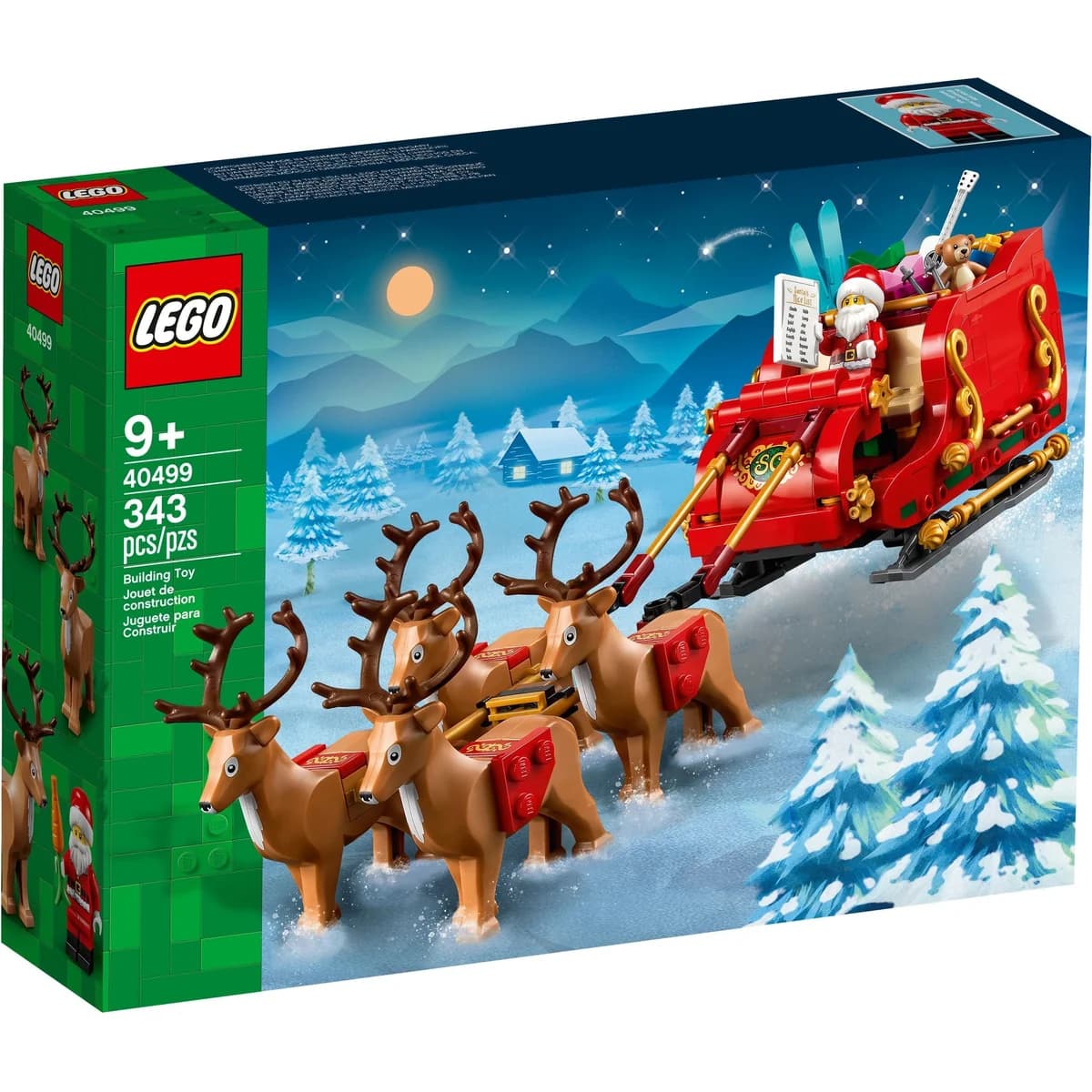 LEGO® Iconic™ 40499 Sanie Świętego Mikołaja, zdjęcie 3
