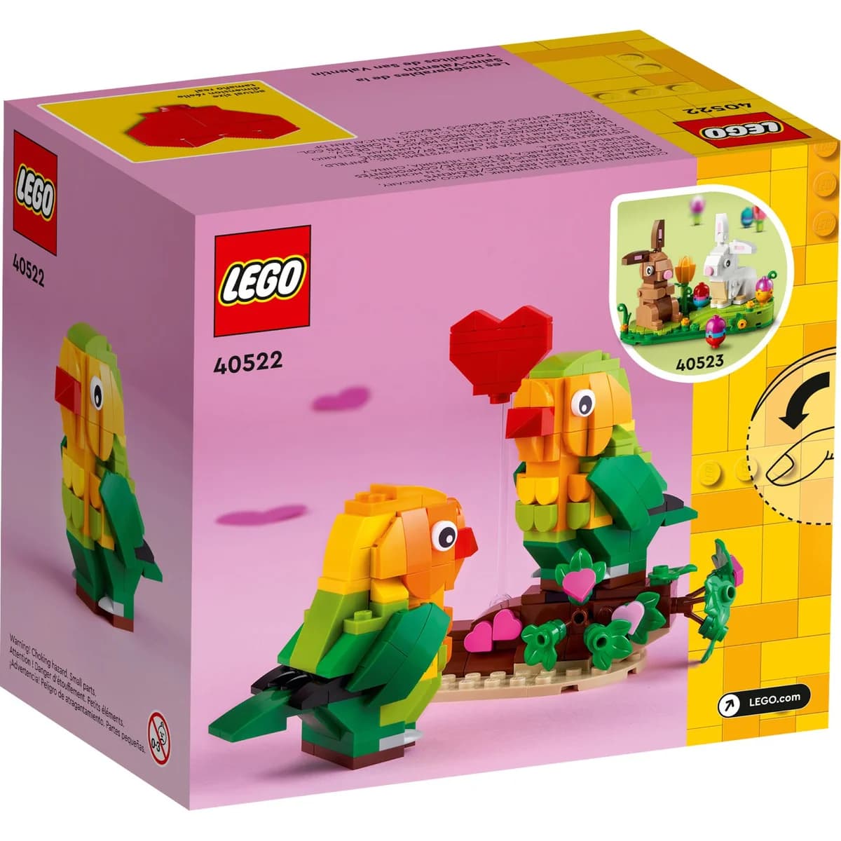 LEGO® Seasonal™ 40522 Walentynkowe Papużki Nierozłączki, zdjęcie 2