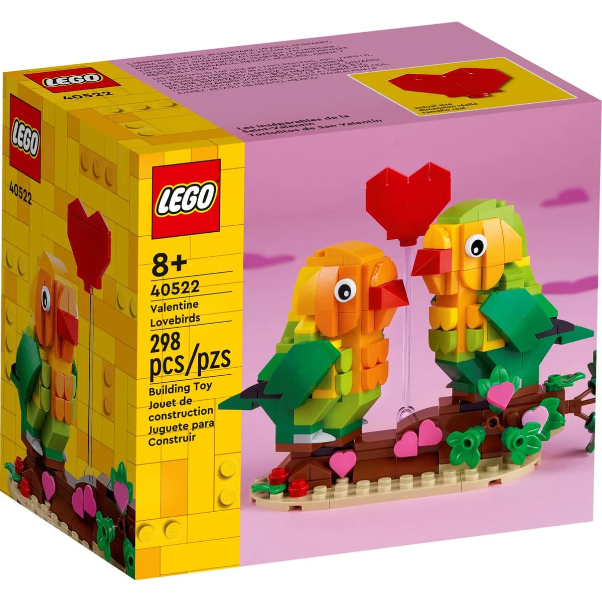 LEGO® Seasonal™ 40522 Walentynkowe Papużki Nierozłączki, zdjęcie 3