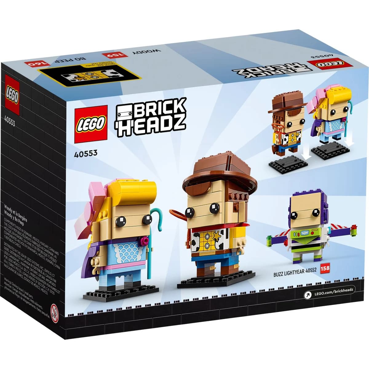 LEGO® BrickHeadz™ 40553 Chudy i Bou, zdjęcie 2
