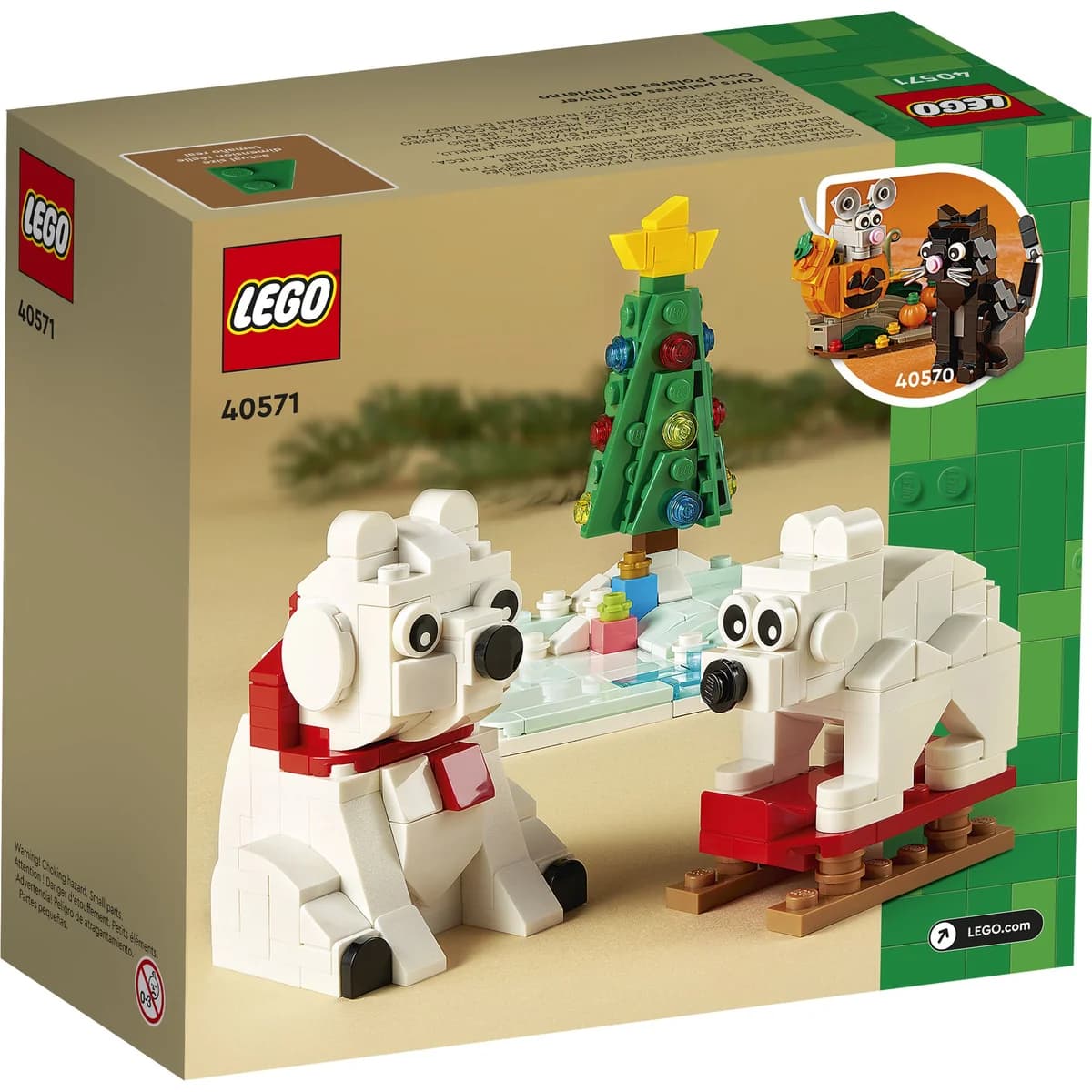 LEGO® Seasonal™ 40571 Zimowe Niedźwiedzie Polarne, zdjęcie 2