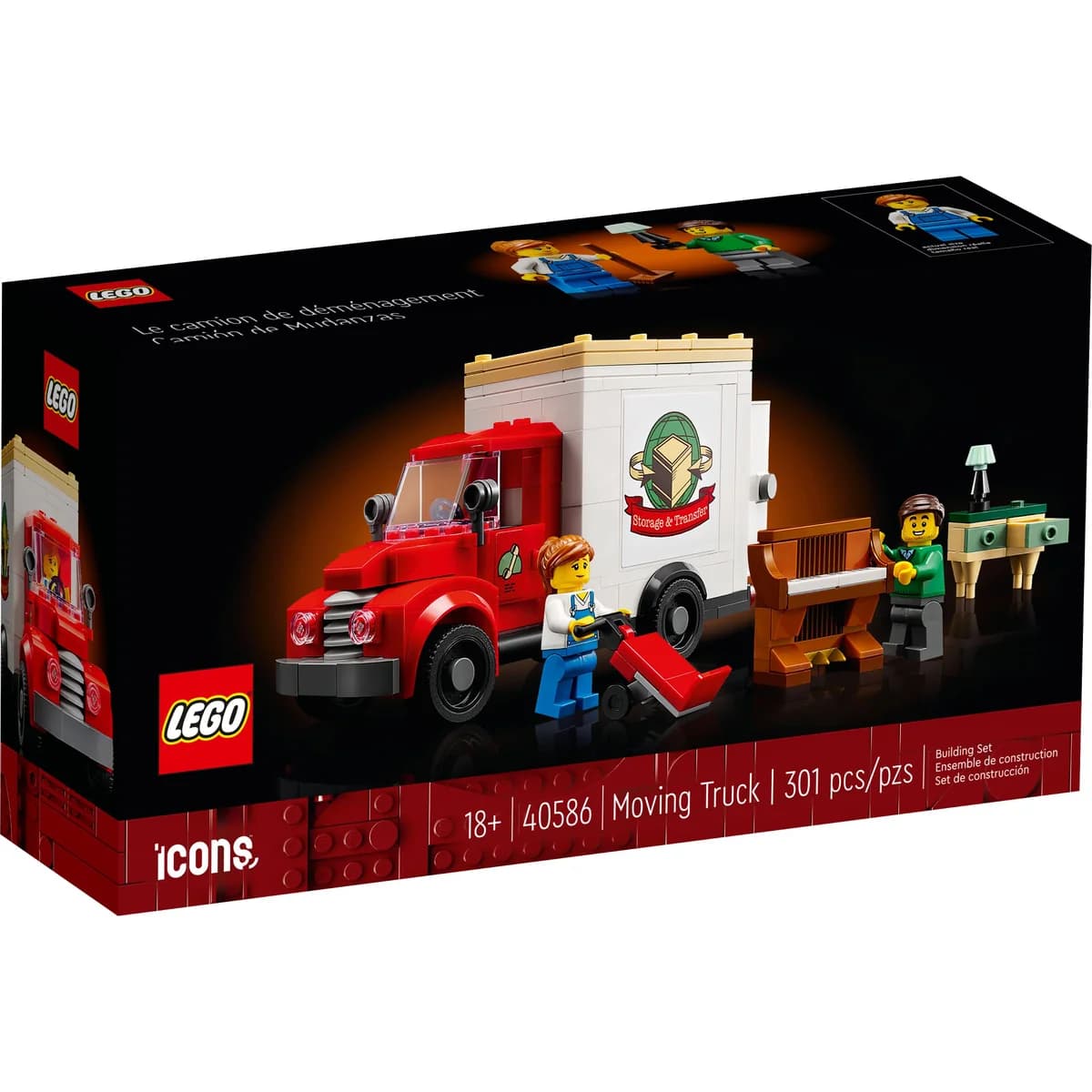 LEGO® Icons™ 40586 Ciężarówka do przeprowadzek, zdjęcie 3