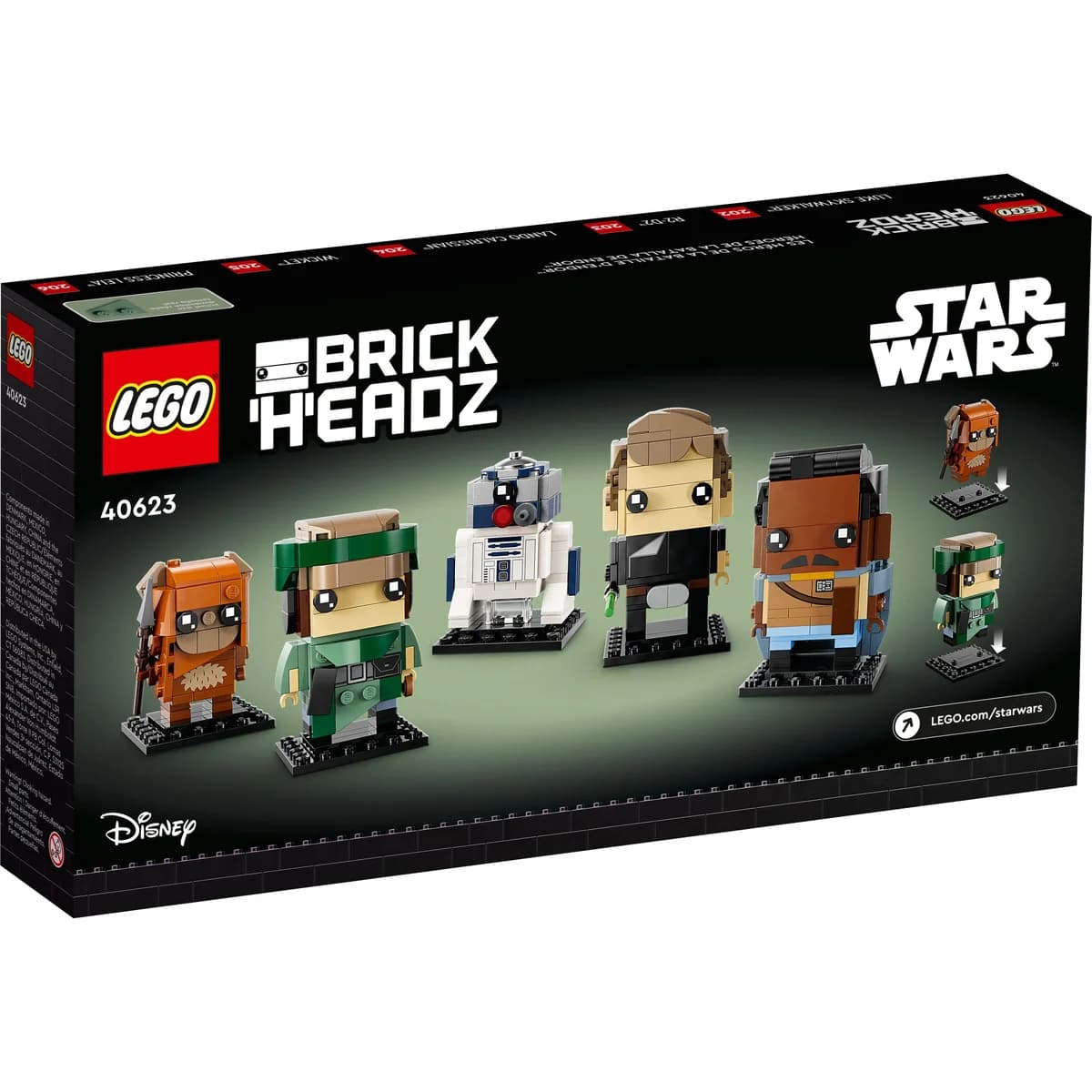 LEGO® BrickHeadz™ 40623 Bohaterowie Bitwy o Endor, zdjęcie 2