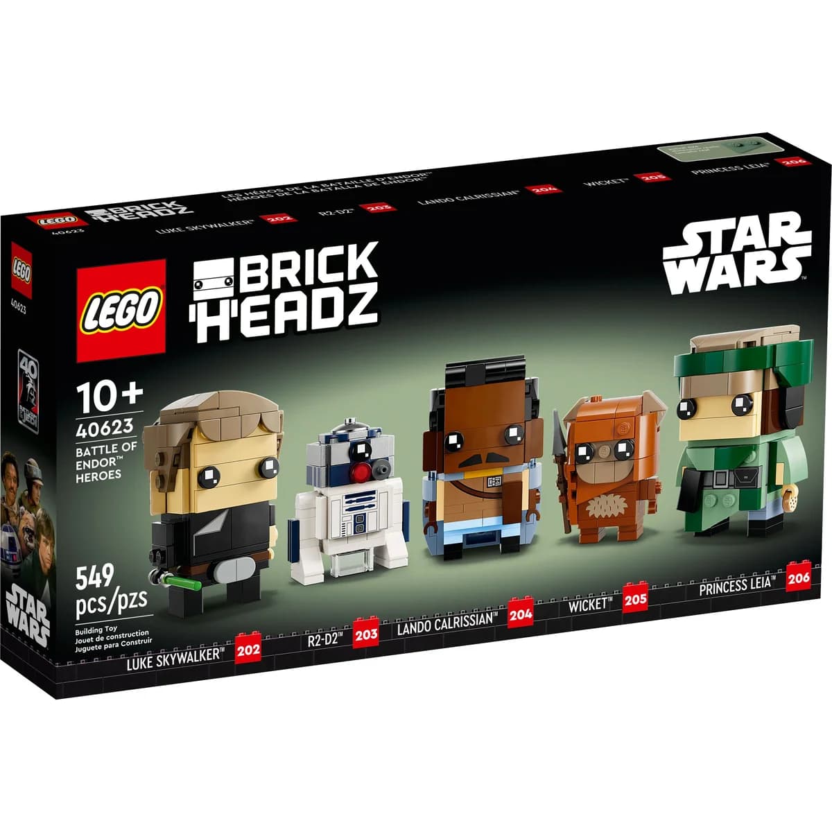 LEGO® BrickHeadz™ 40623 Bohaterowie Bitwy o Endor, zdjęcie 4