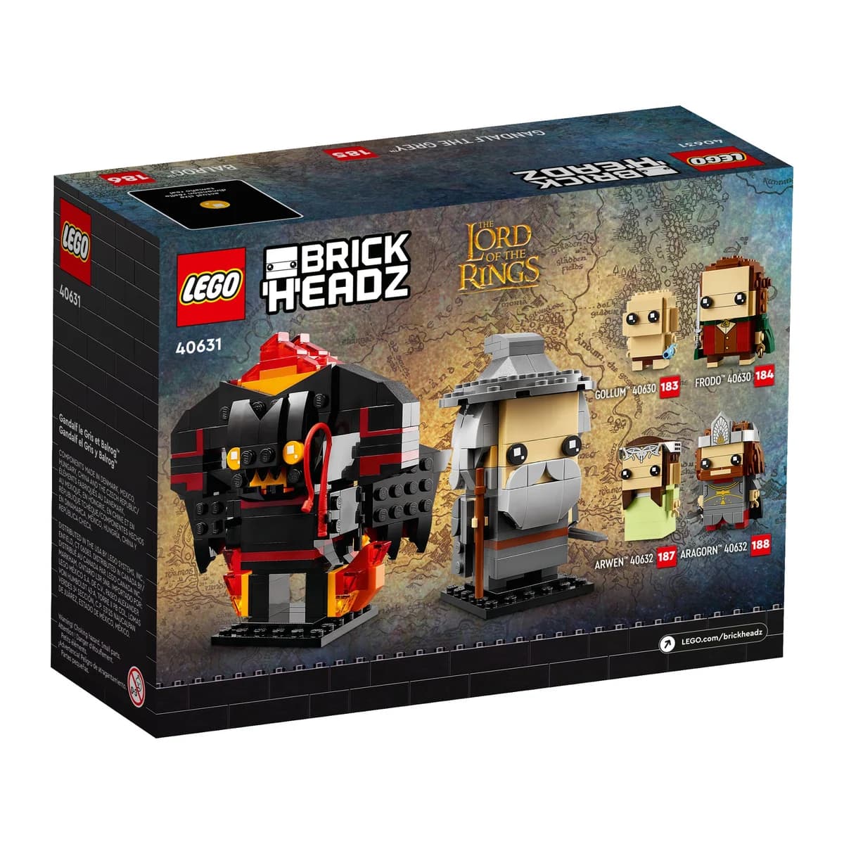 LEGO® BrickHeadz™ 40631 Gandalf Szary i Balrog, zdjęcie 2