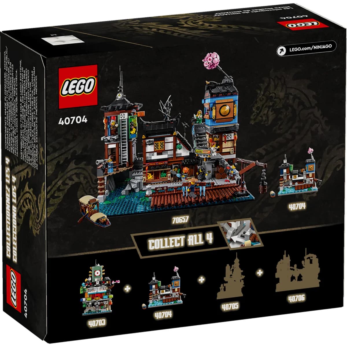 LEGO® NINJAGO™ 40704 Mikro Doki Miasta NINJAGO