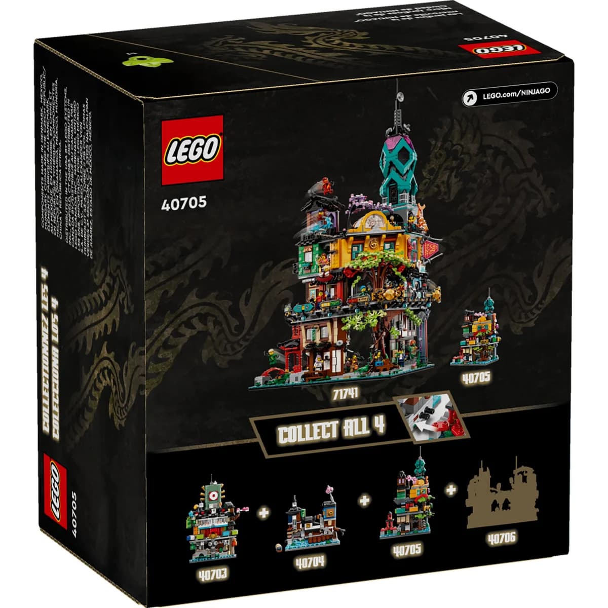 LEGO® NINJAGO™ 40705 Micro Ogrody Miasta NINJAGO, zdjęcie 2