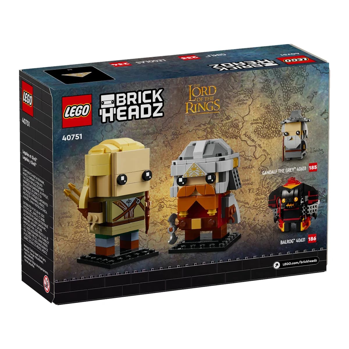 LEGO® BrickHeadz™ 40751 Legolas i Gimli, zdjęcie 2