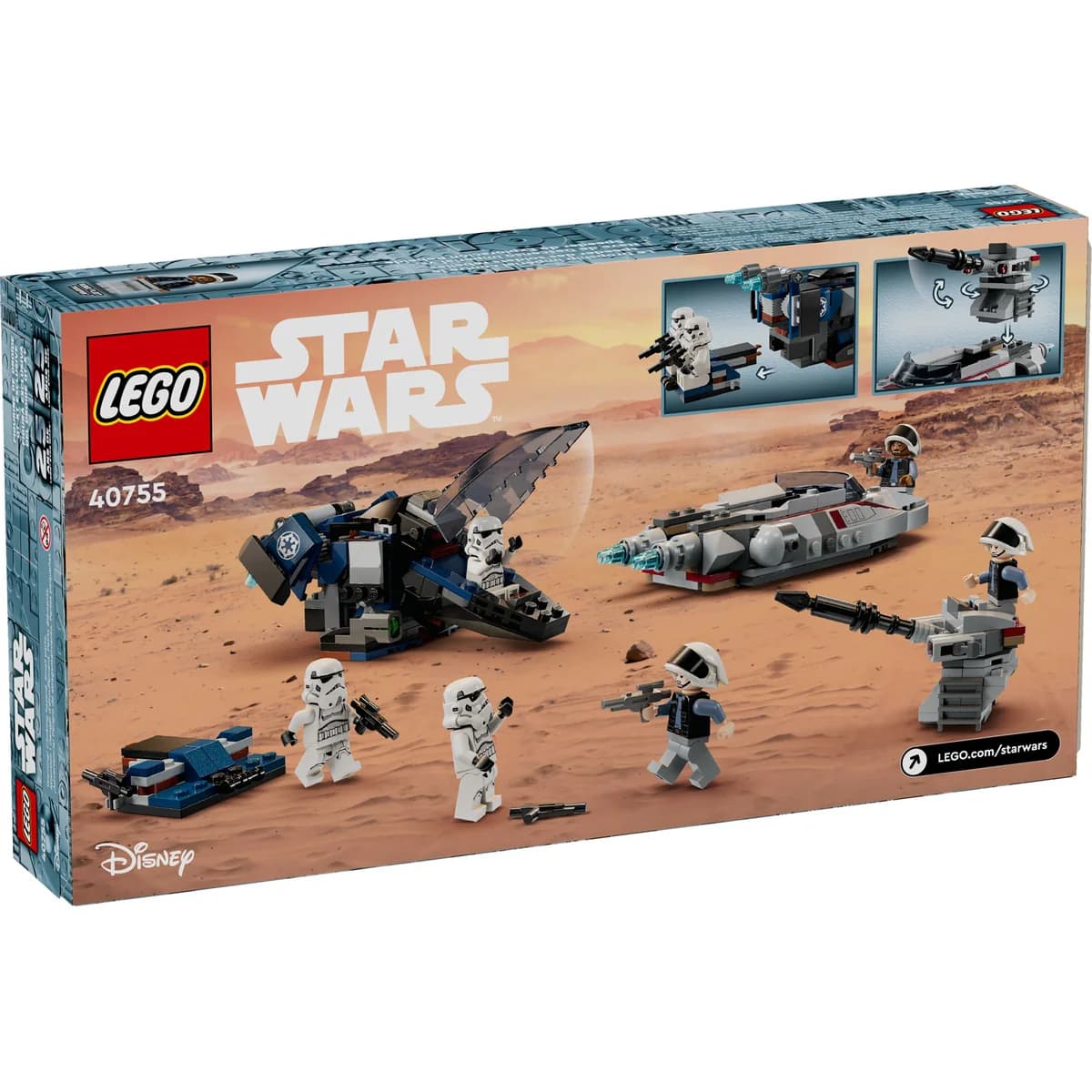 LEGO® Star Wars™ 40755 Imperialny transportowiec kontra zwiadowczy śmigacz Rebelii, zdjęcie 2