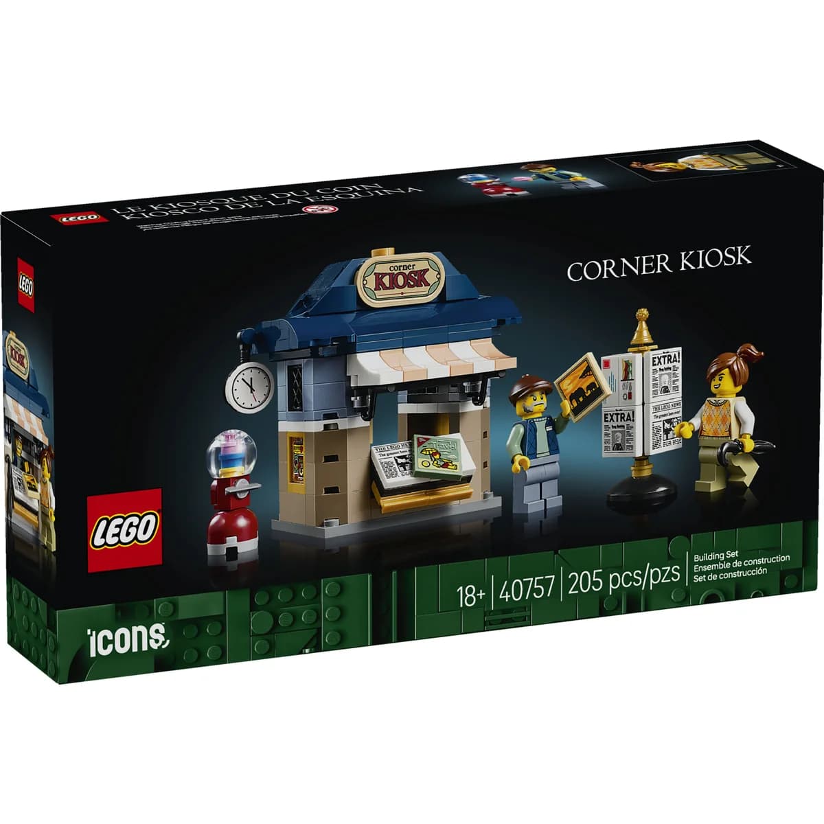 LEGO® Icons™ 40757 Kiosk na Rogu, zdjęcie 3